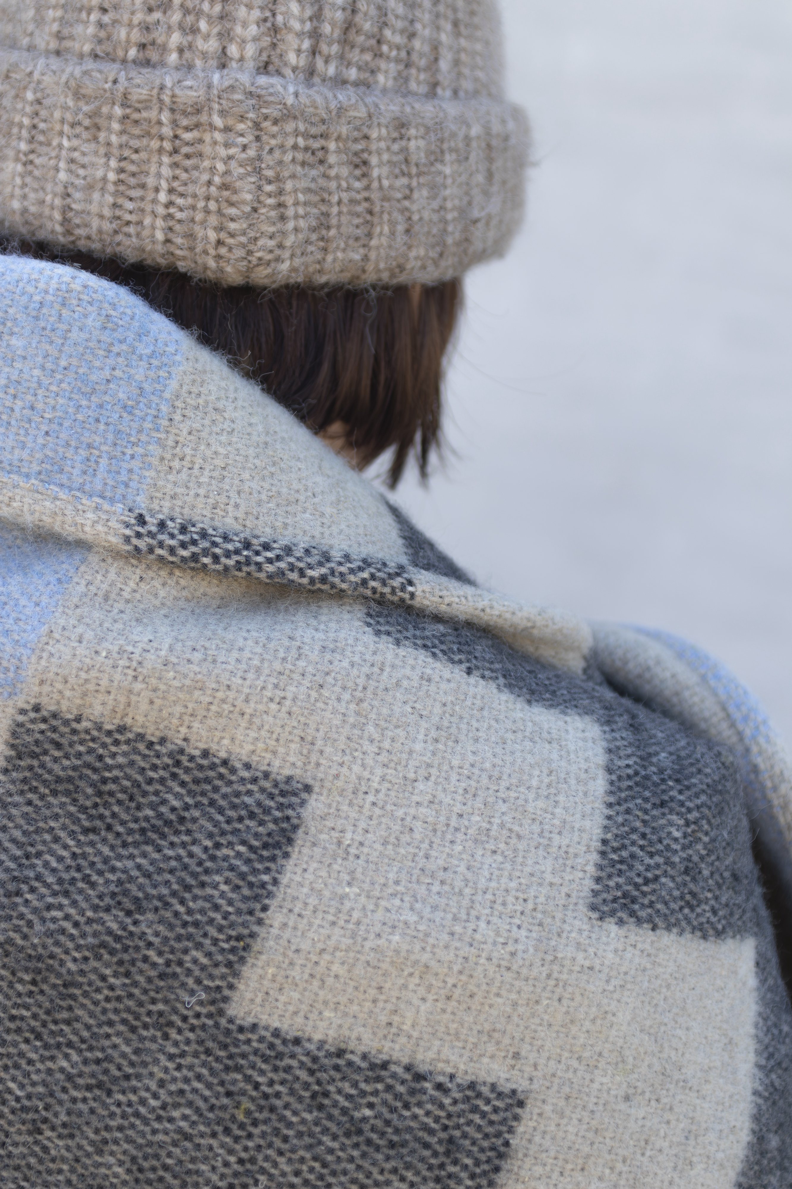 Mette Ditmer Maze Decke Hellblau 130x190