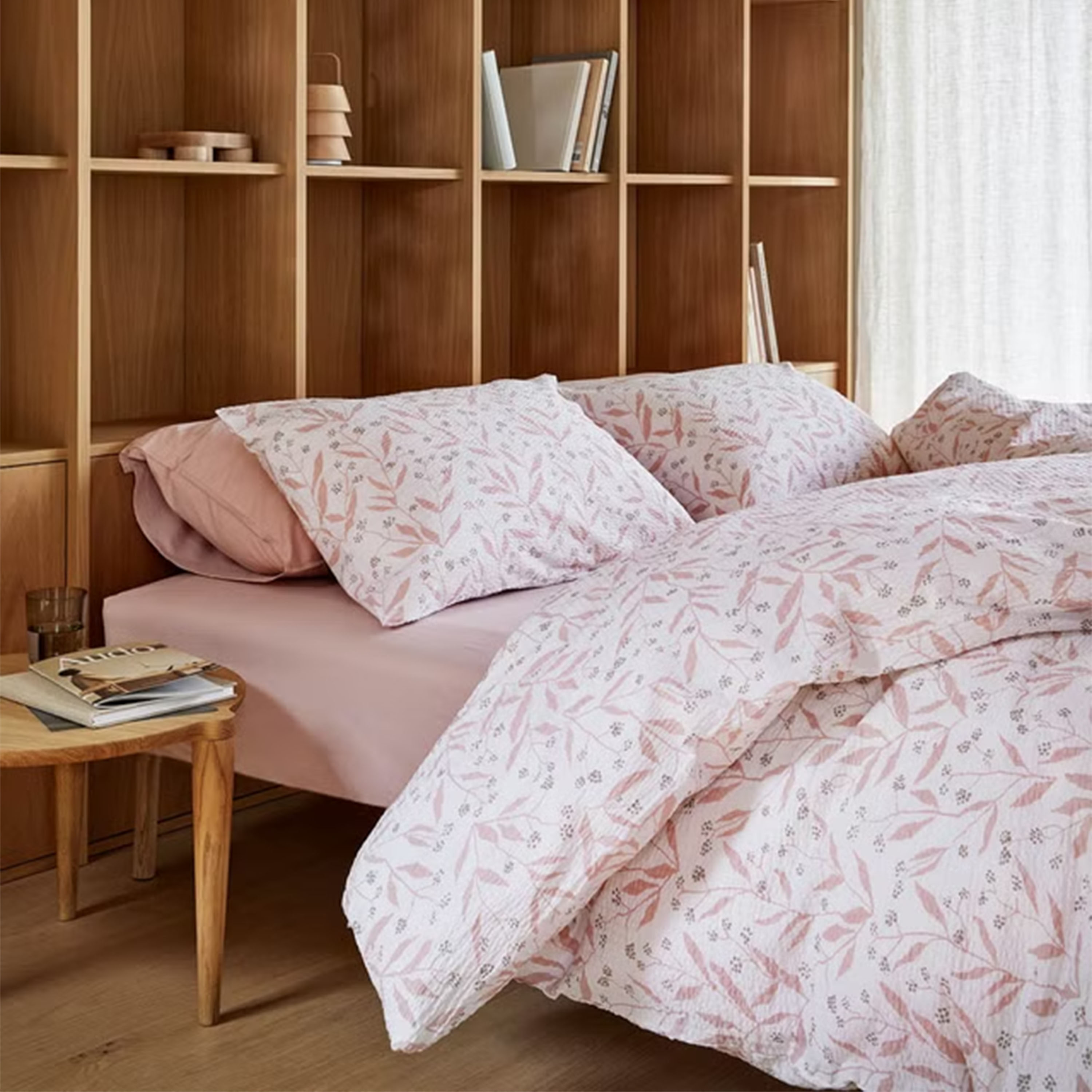 Høie Thale 2-del Påslakanset Krepp Dämpad Rosa