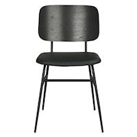 Rowico Home Brent Matstol Konstläder Svart