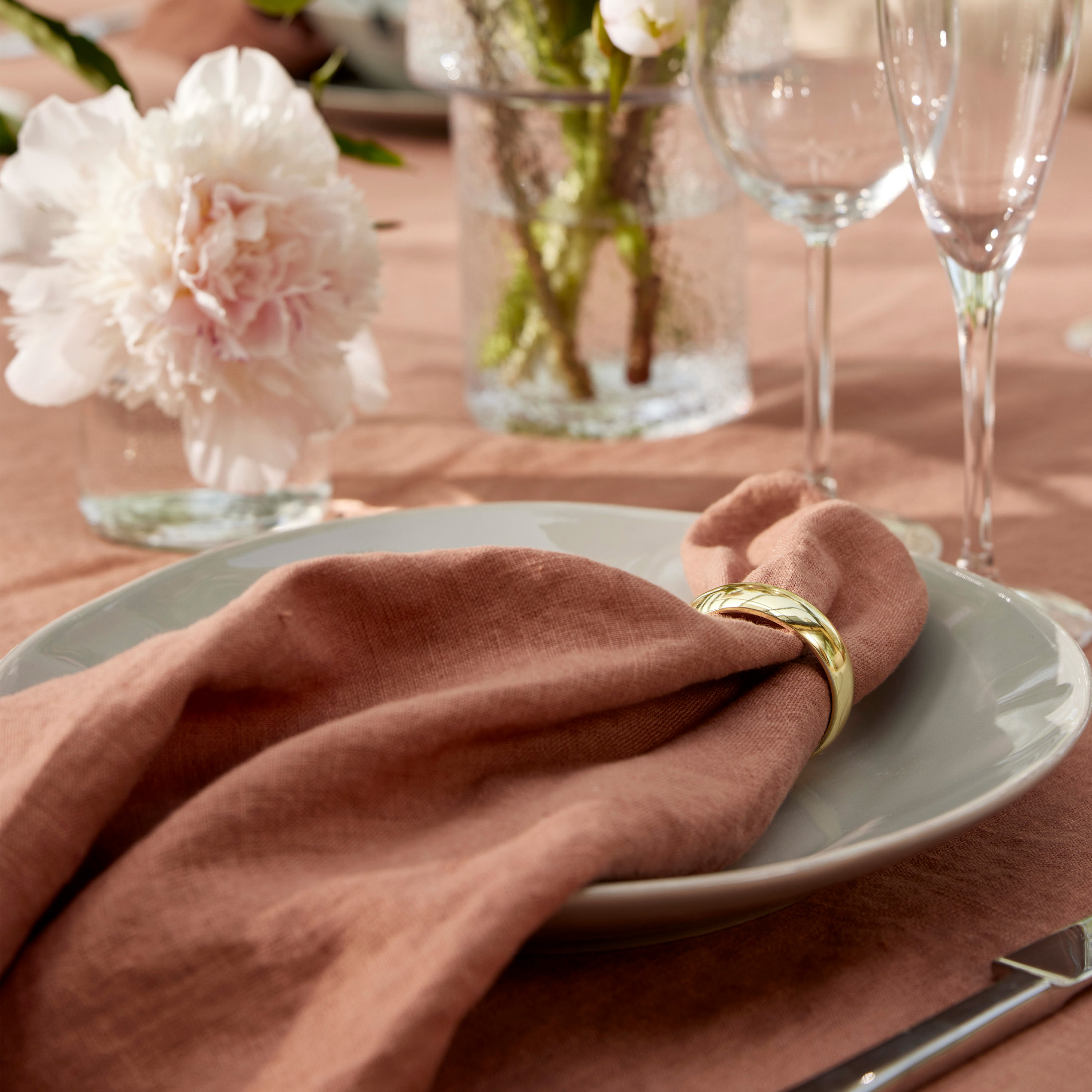 Himla Sunshine Linserviett Grounded 4‑pk