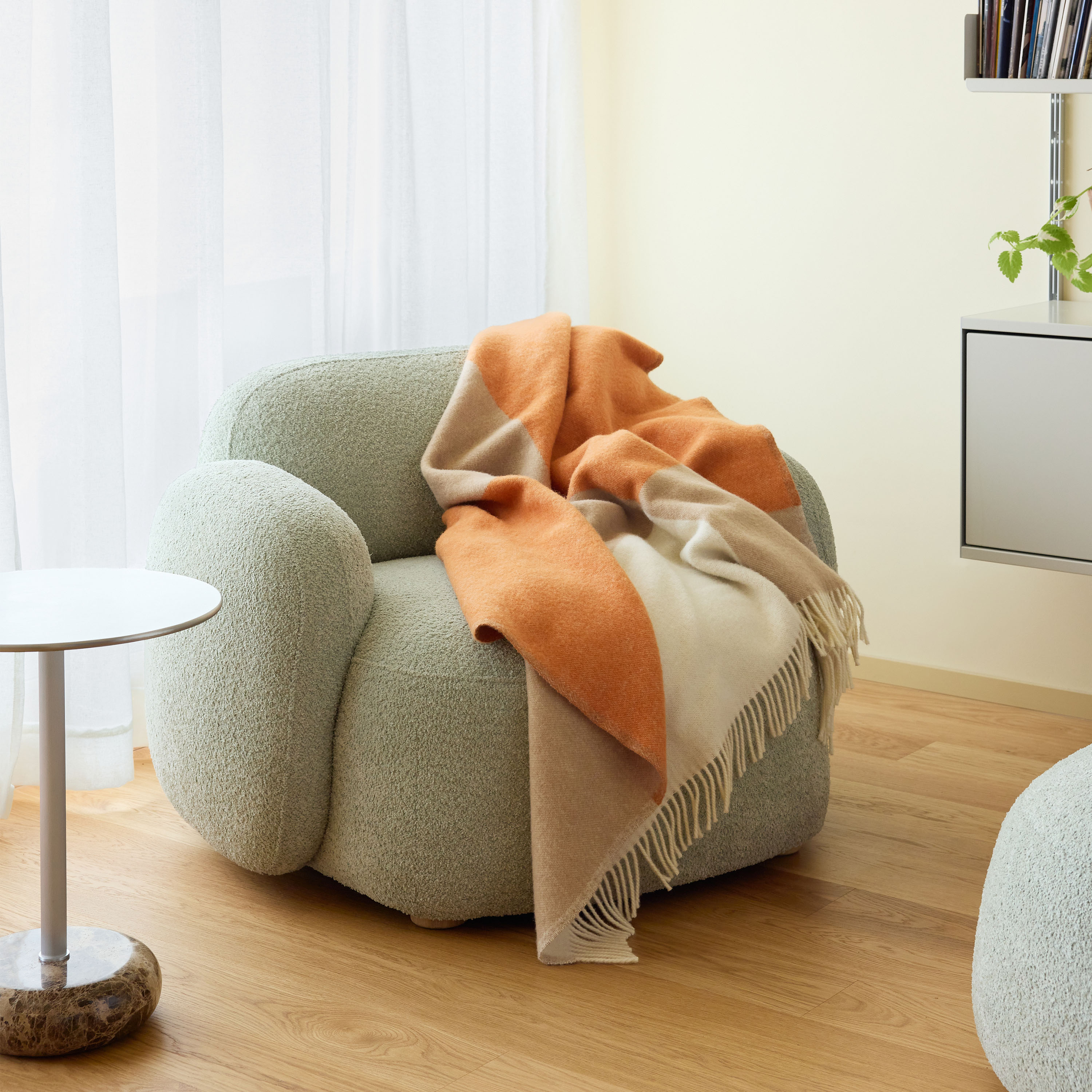 Northern Layer Pledd Oransje 130x170