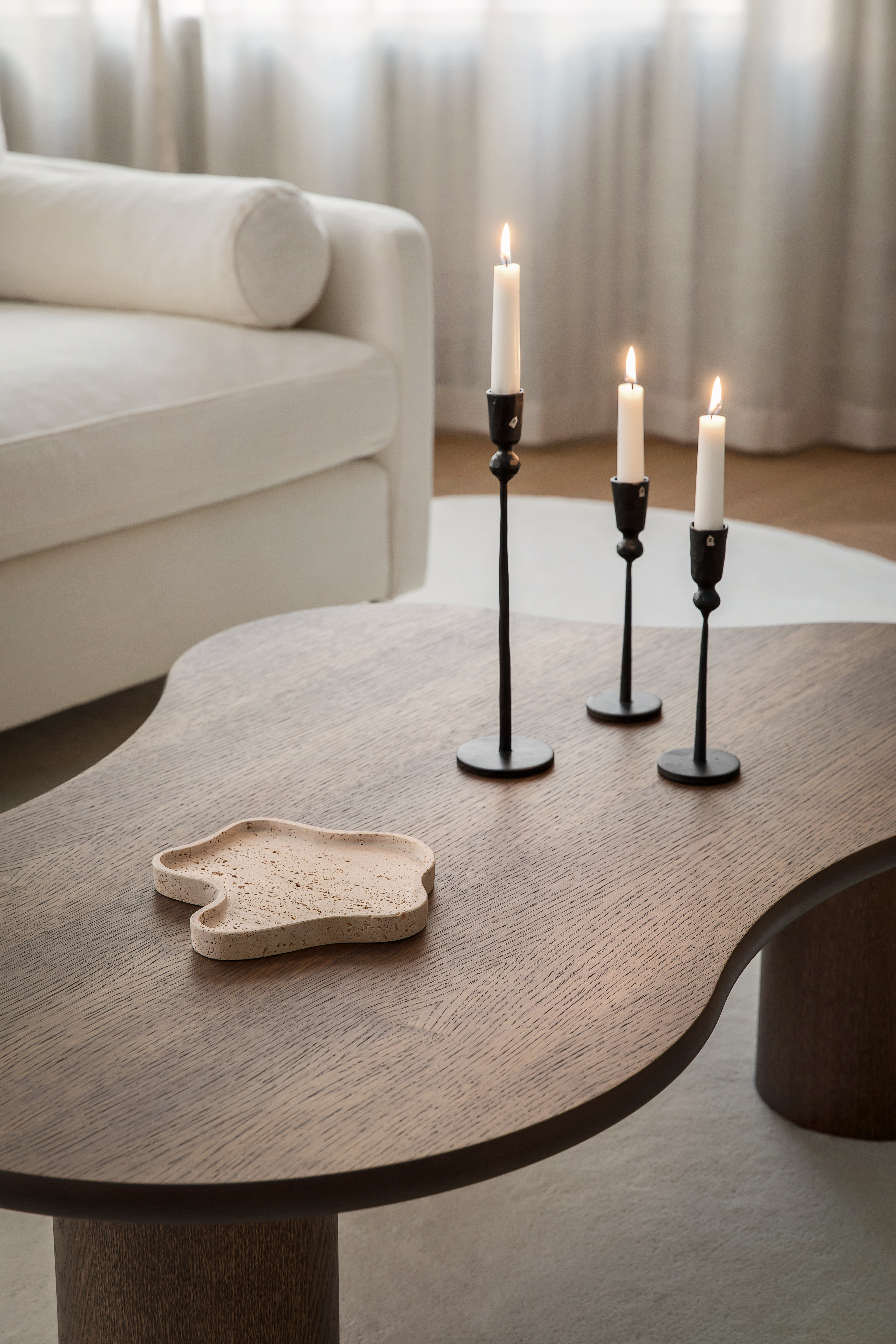 Sleepo Collection Luna Bricka Travertin 20cm