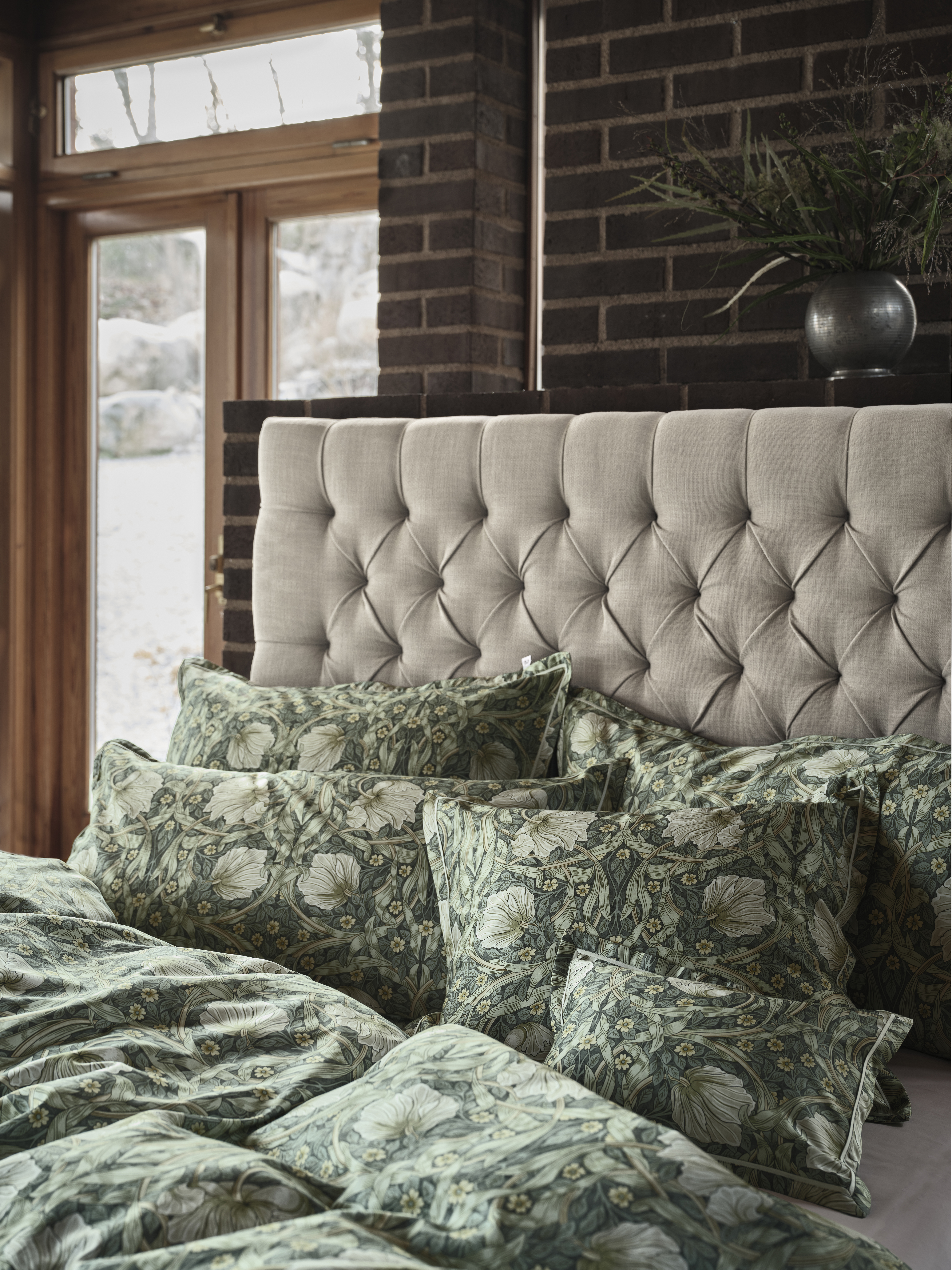 Mille Notti Pimpernel Påslakan Grön Dubbel