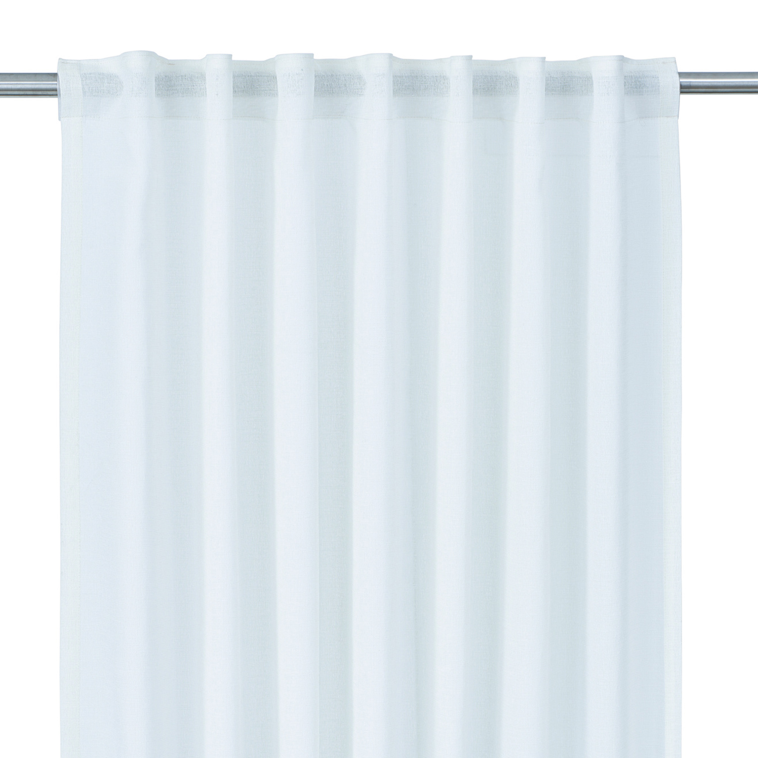 Diana Vorhanglänge Weiß 280cm 2er-Pack