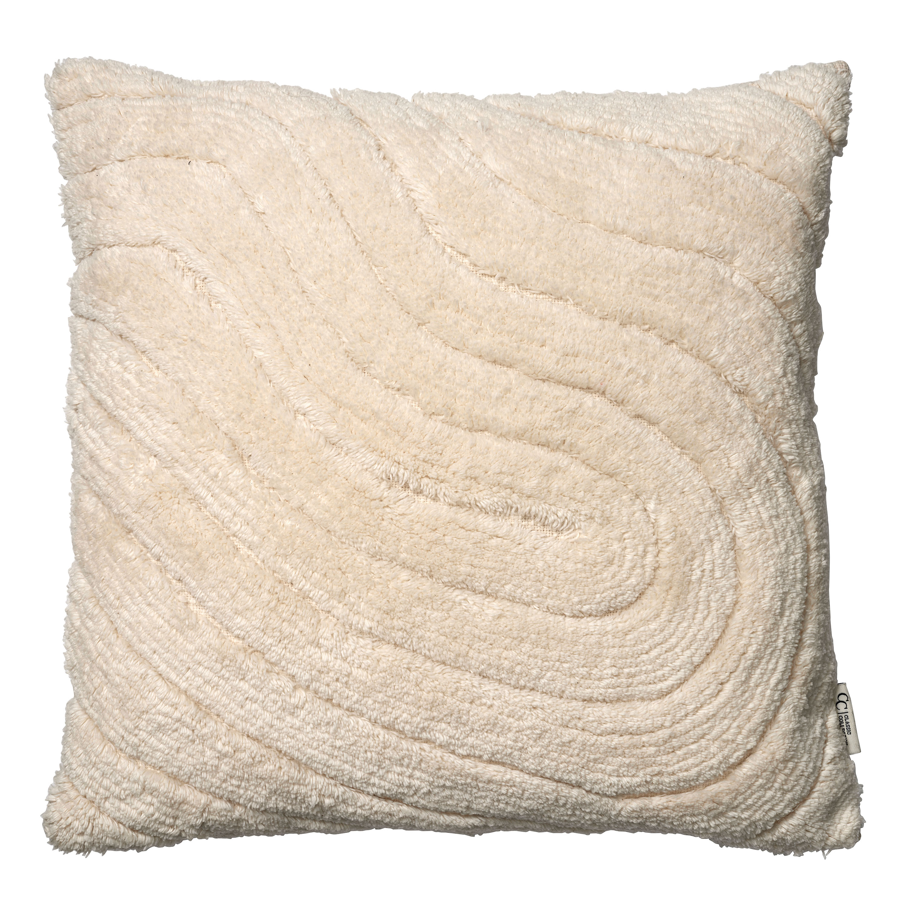 Swirl Kuddfodral Off White 50x50