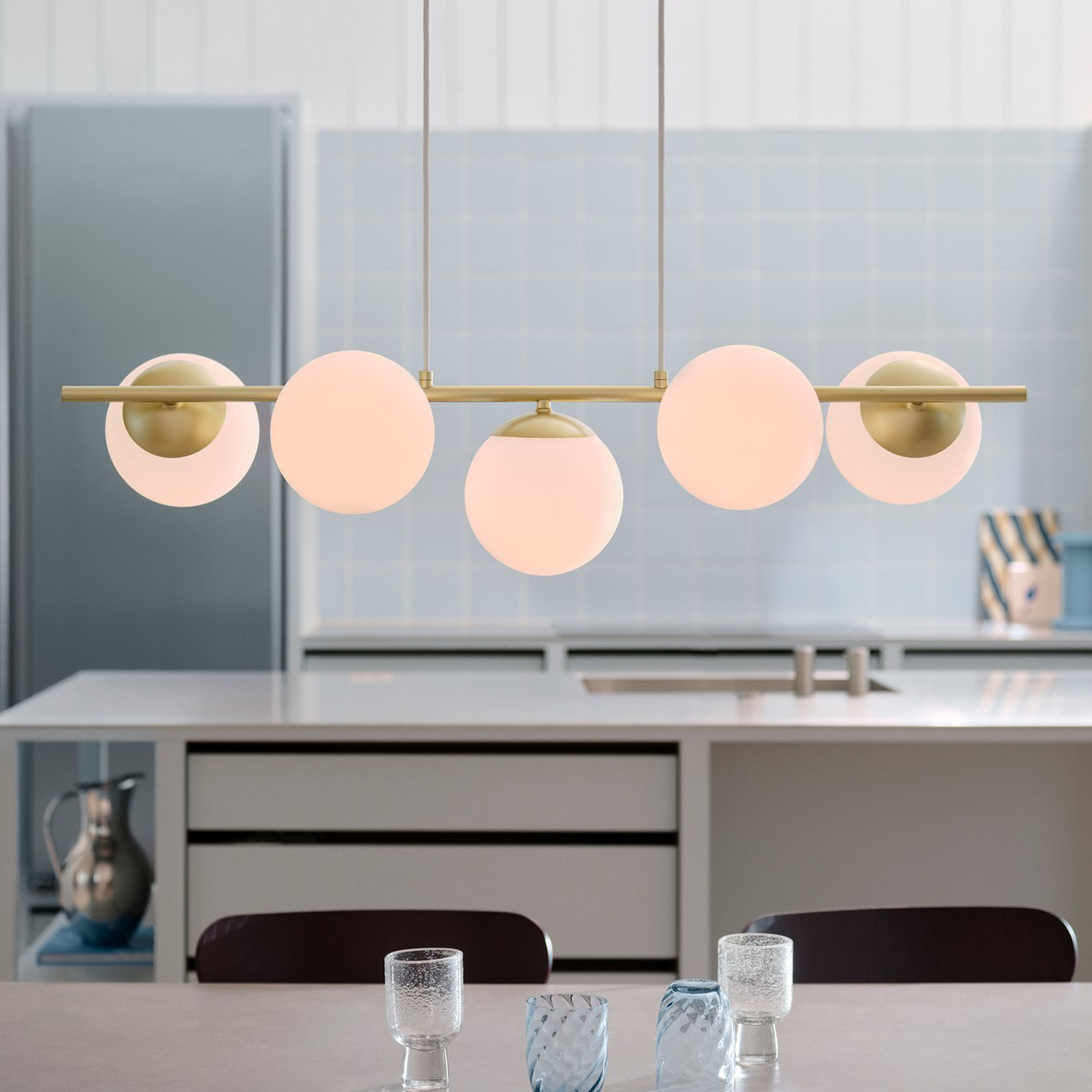 Nordlux Lilly 5-spot Taklampa Mässing