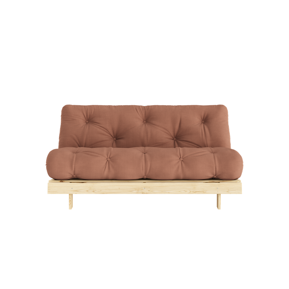 Karup Design Roots Bäddsoffa Natur/Clay Brown 160cm