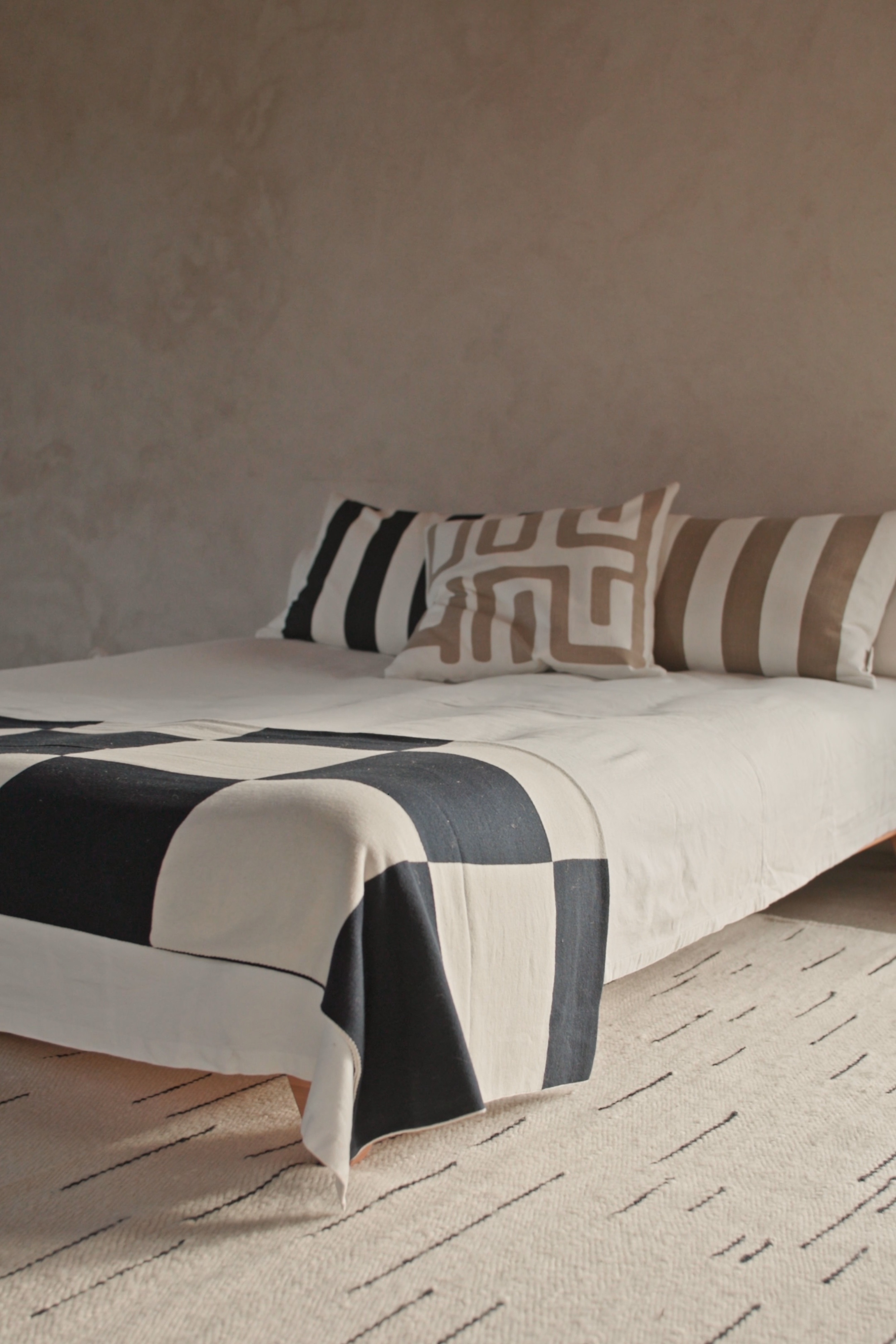 Classic Collection Striped Kissenbezug Beige 40x60