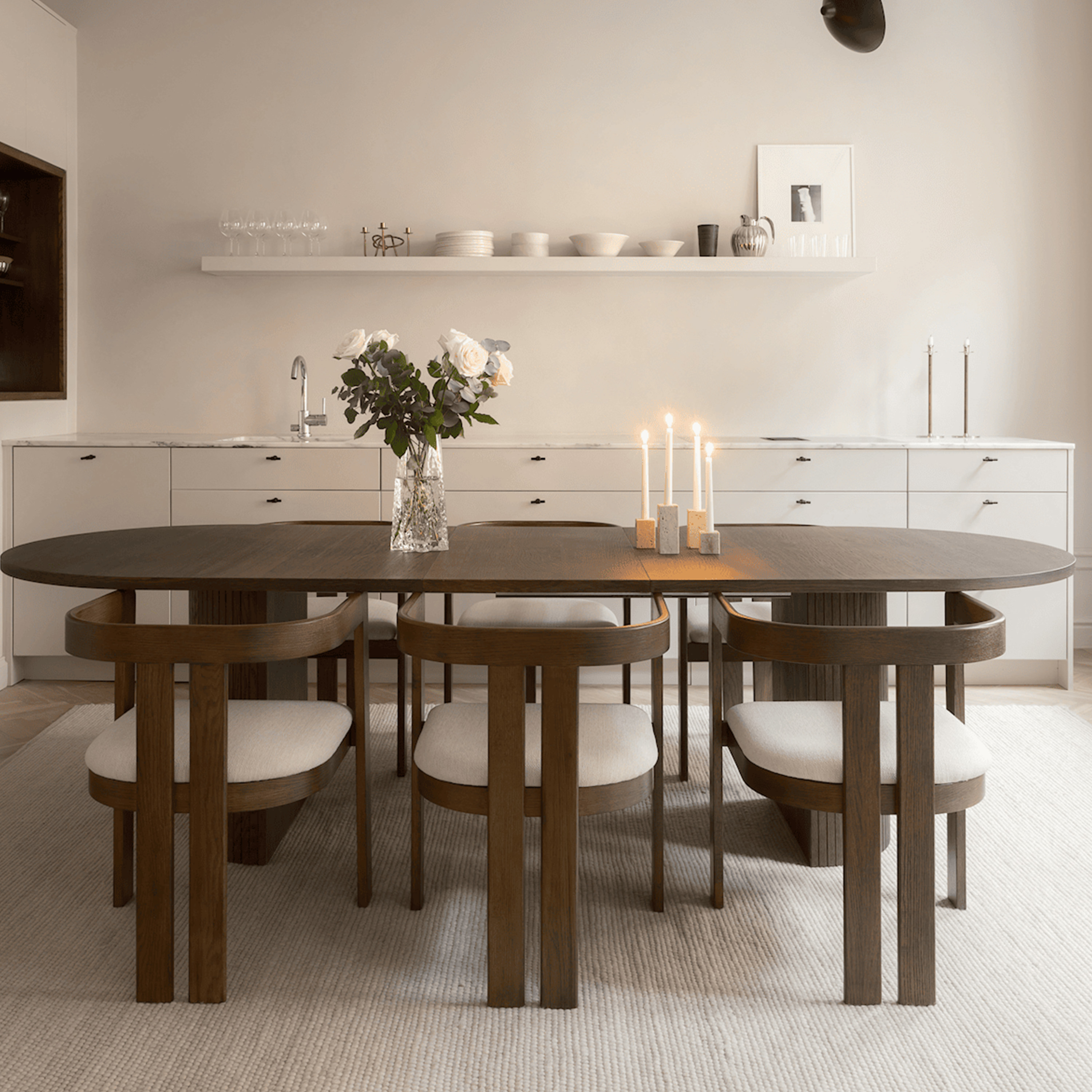 Sleepo Collection Callum Karmstol Brunbetsad/Vit