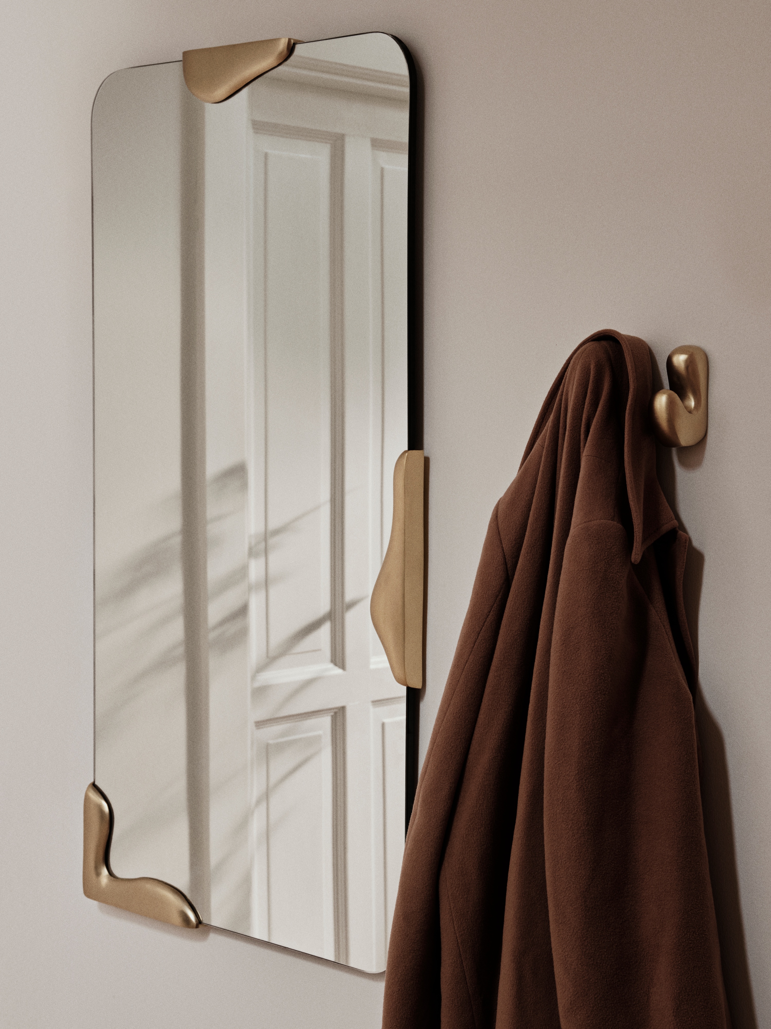 Broste Copenhagen Roberta Spegel Brass L