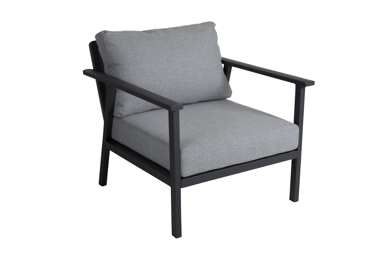 Brafab - Samvaro Loungestol Antracit/Pearl Grey 80cm