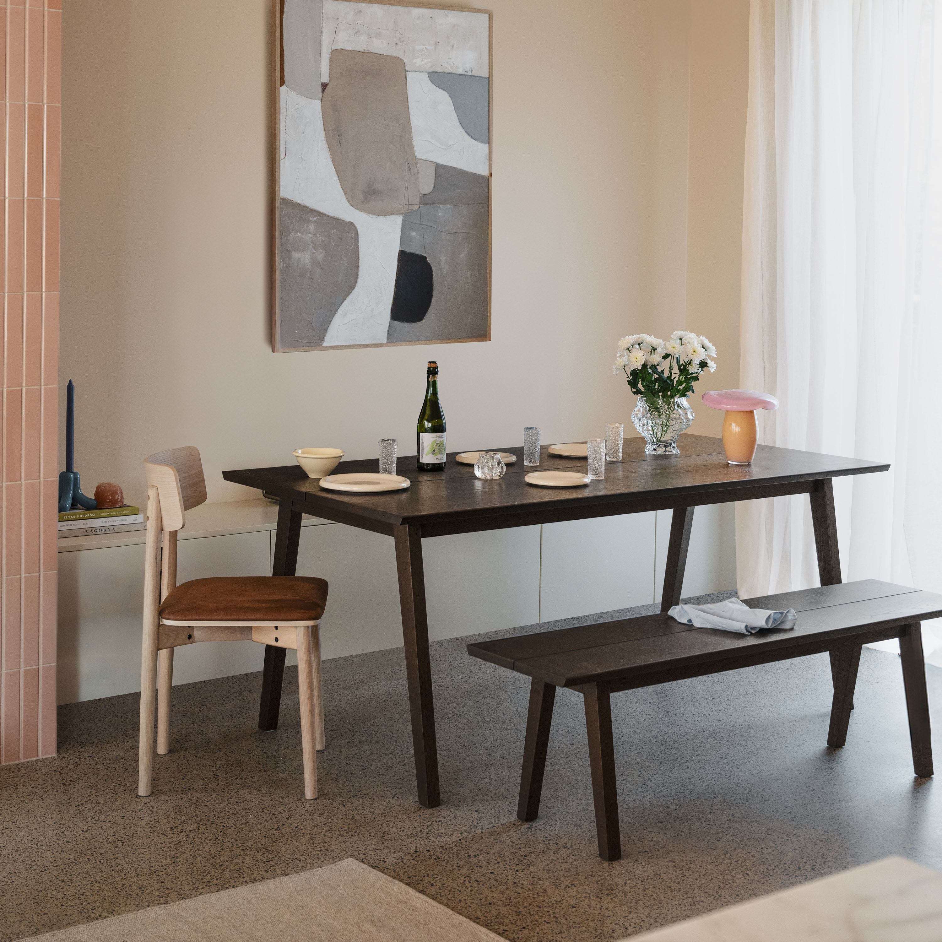 Rowico Home Melfort Bänk Brun 144cm