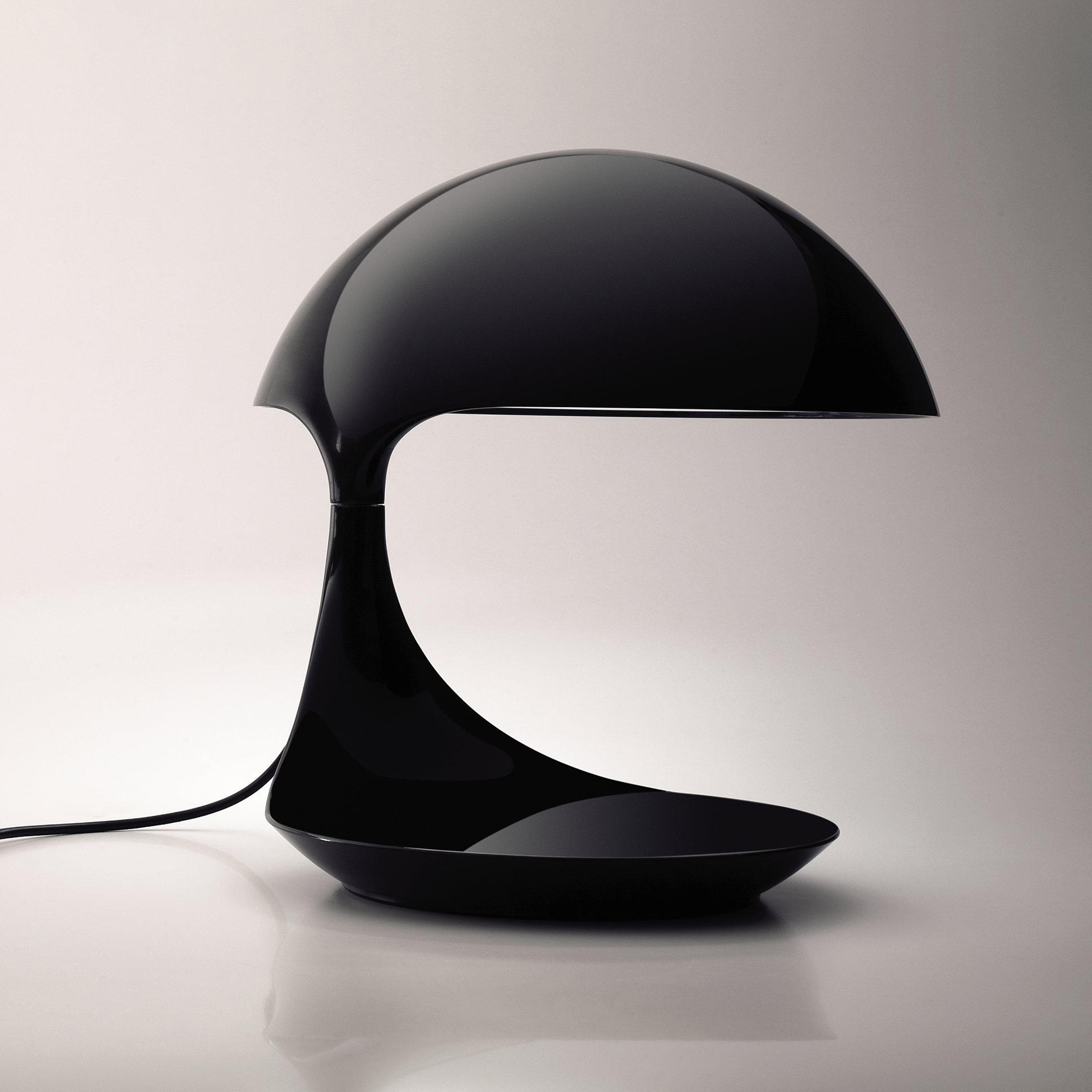 Martinelli Luce Cobra Tischlampe Glossy Black