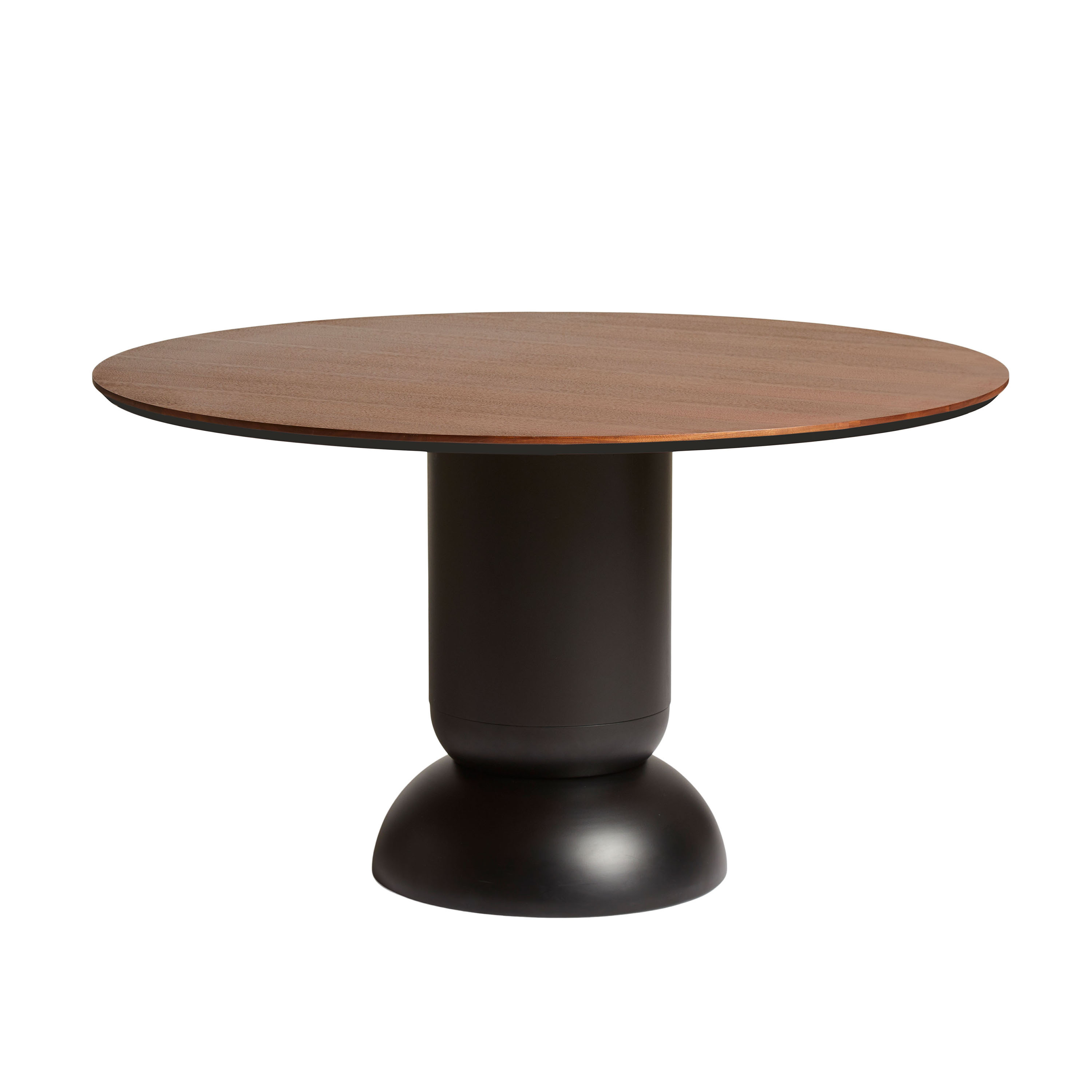 Ludo Spisebord Walnut Ø130