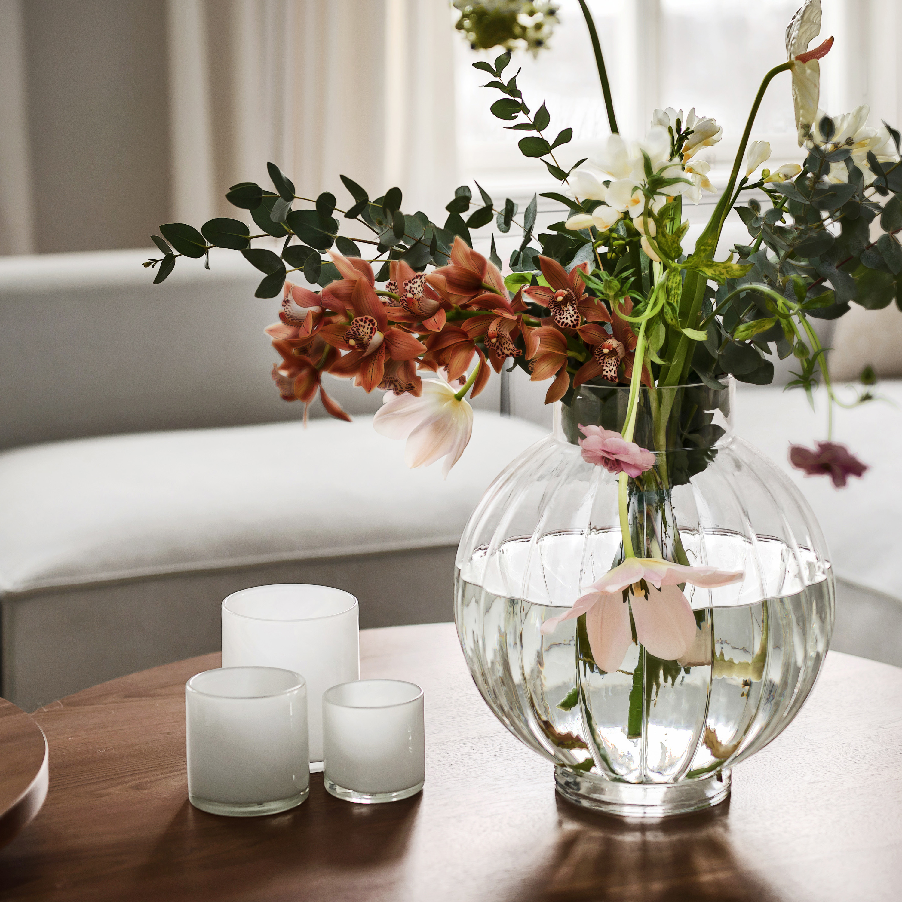 Tell me more Lyric Lyslykt Hvit 8cm