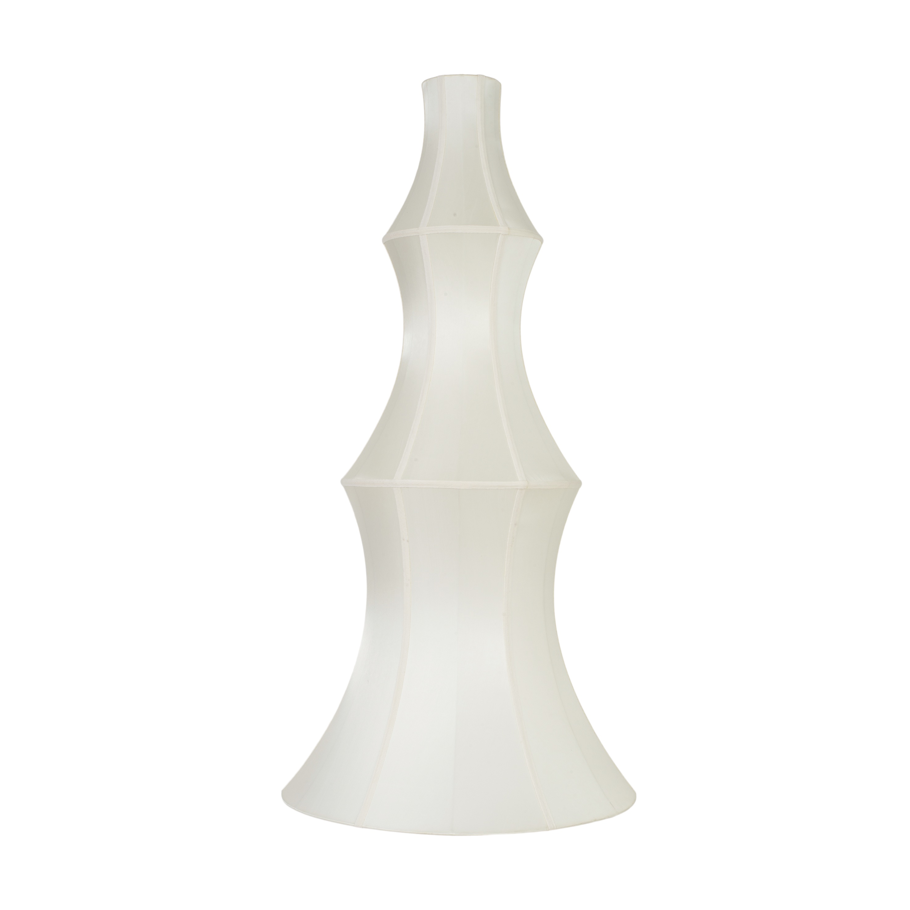 Oi Soi Oi - Long Lampenschirm Offwhite/Offwhite 45x95 - Weiß - Lampenschirme