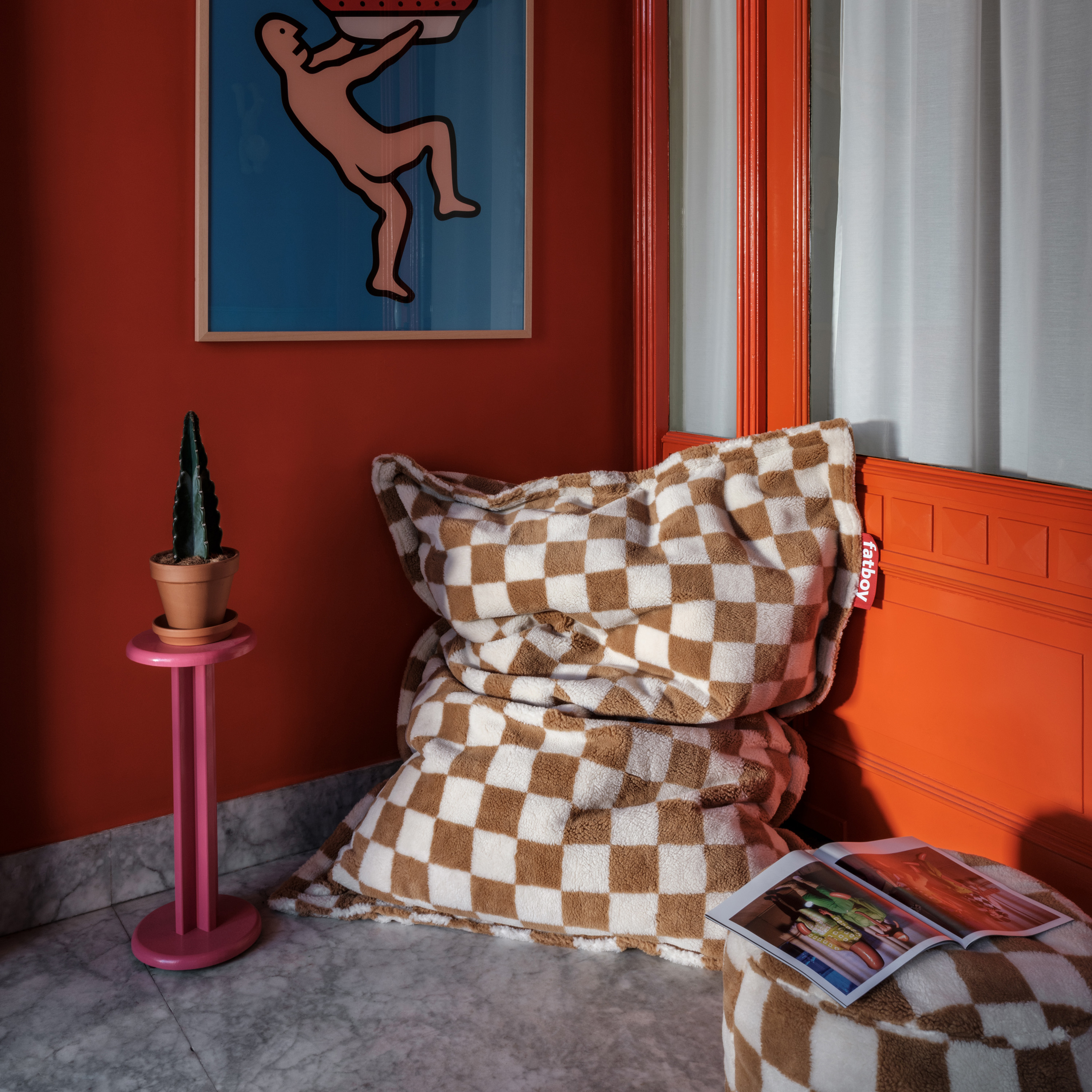 Fatboy Original Slim Teddy Sittpuff Mandelcreme