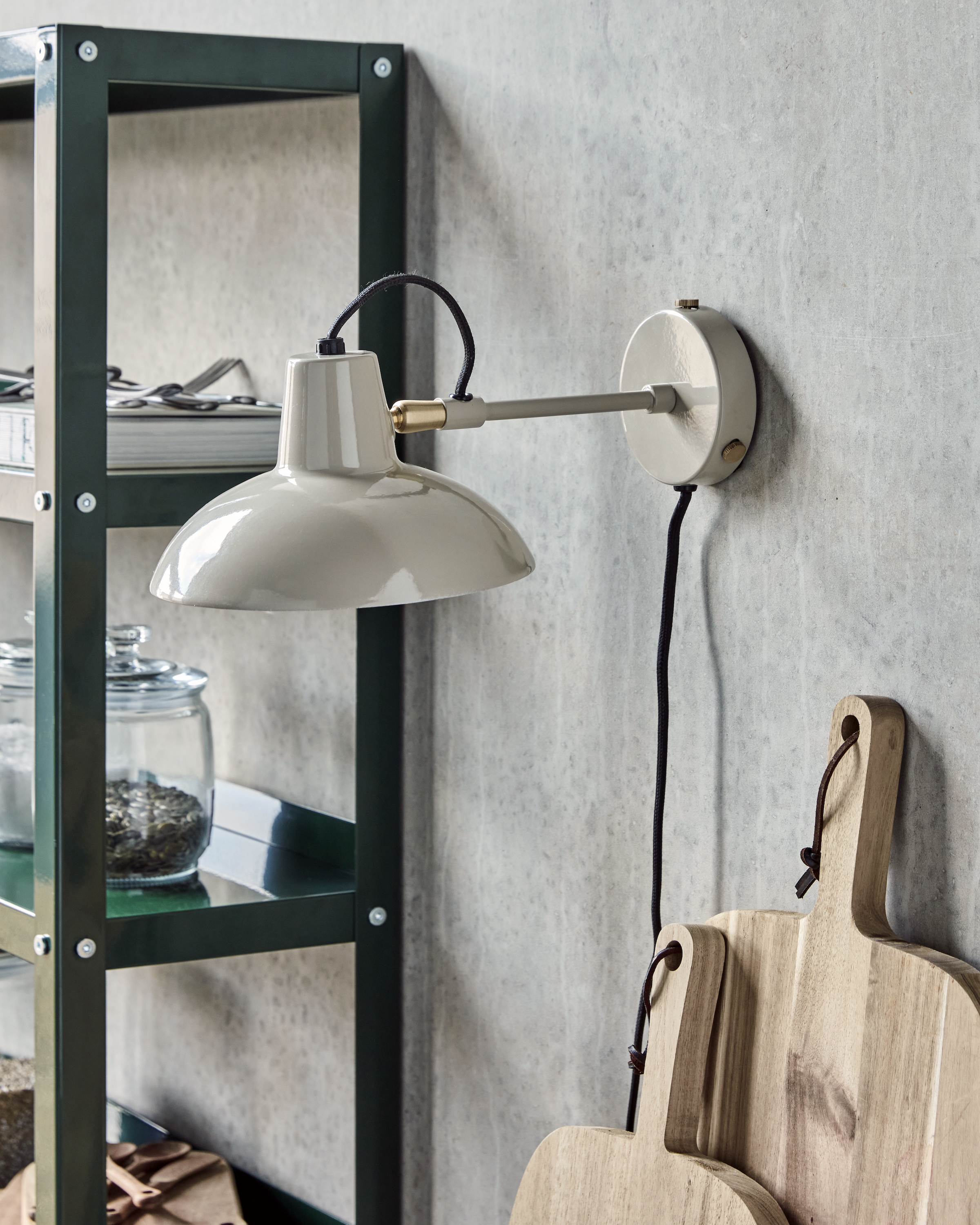 House Doctor Desk Vegglampe Grå