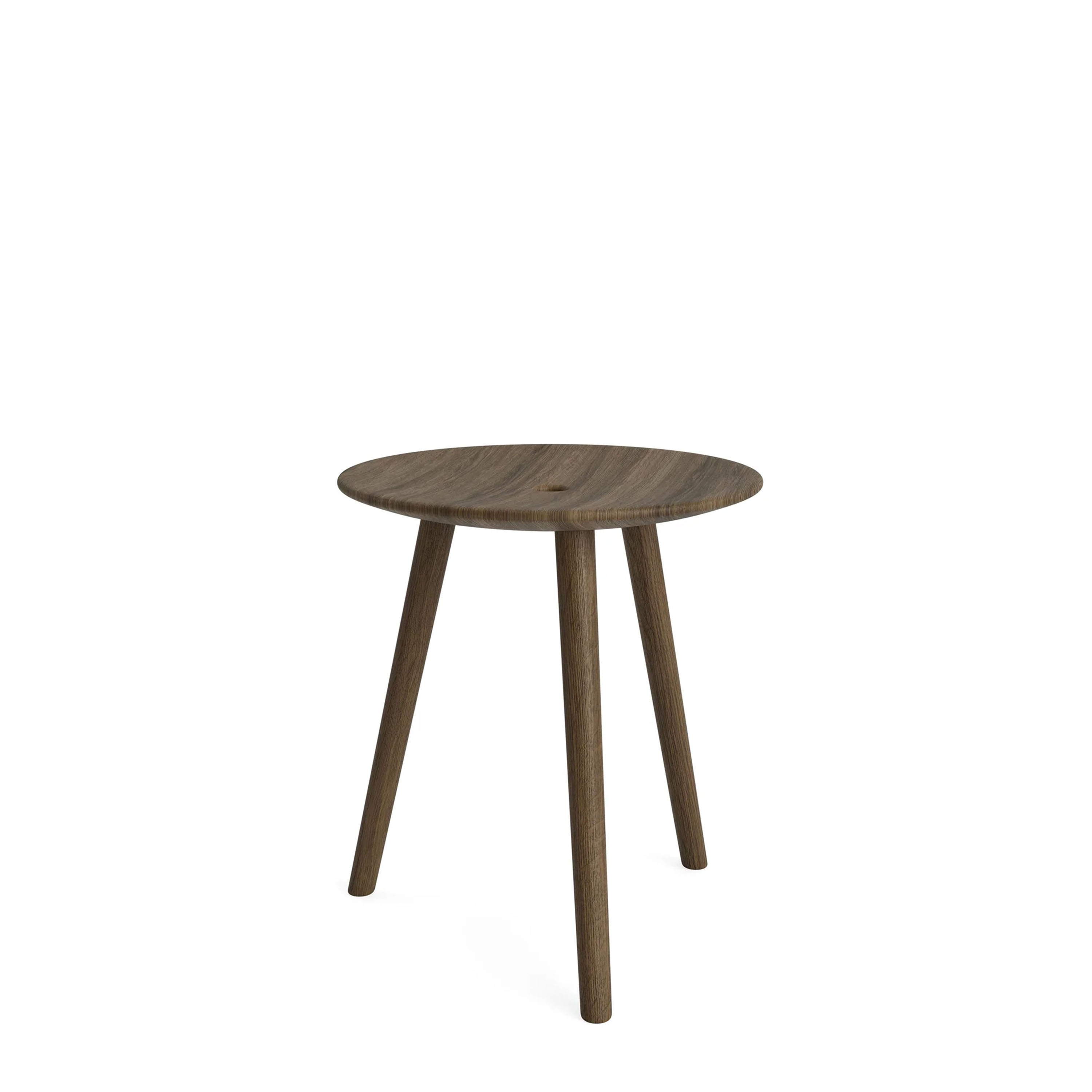 DiVolo Hocker Dunkel Gebeizte Eiche 45cm