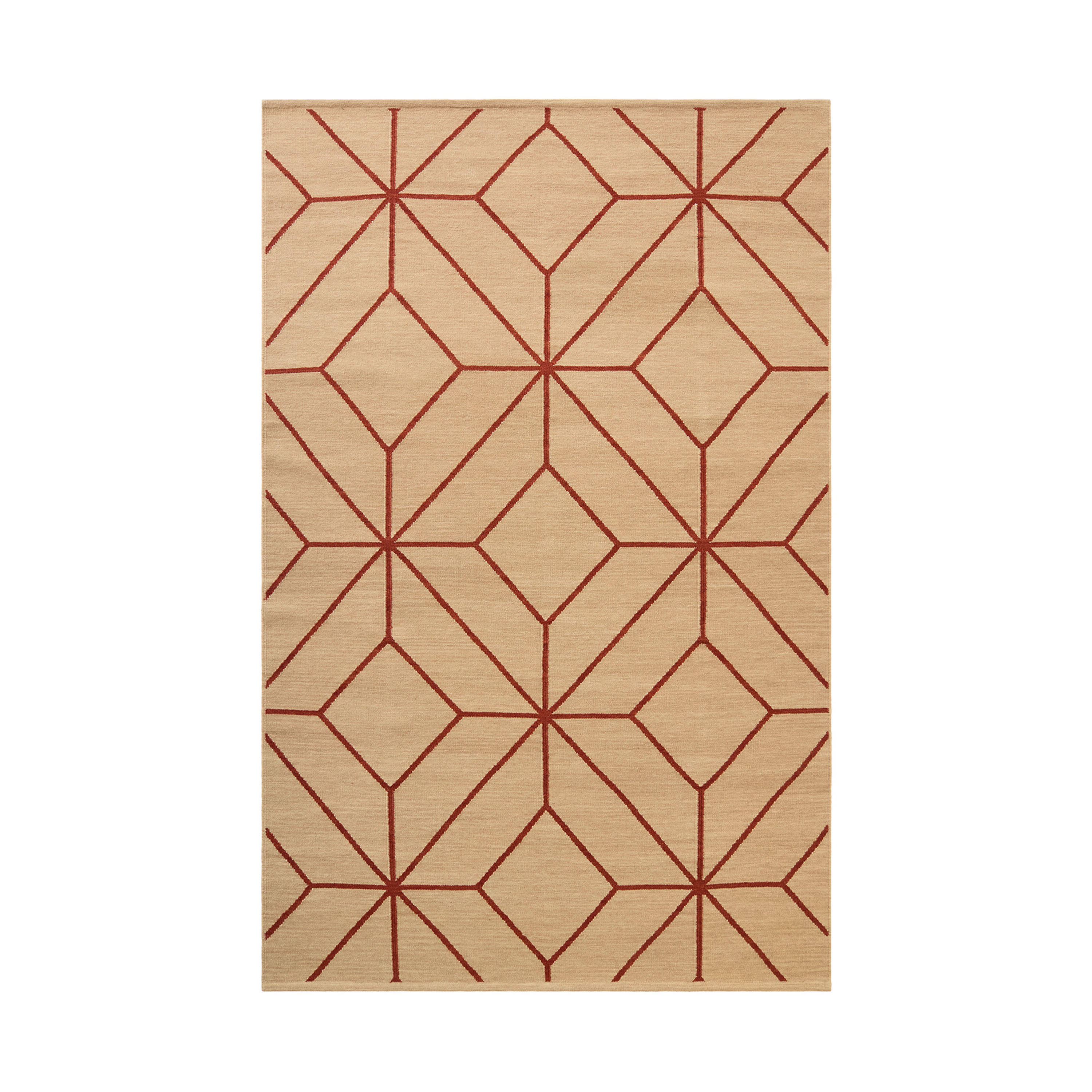 Ayur Ullmatta Beige/Rust 180x270