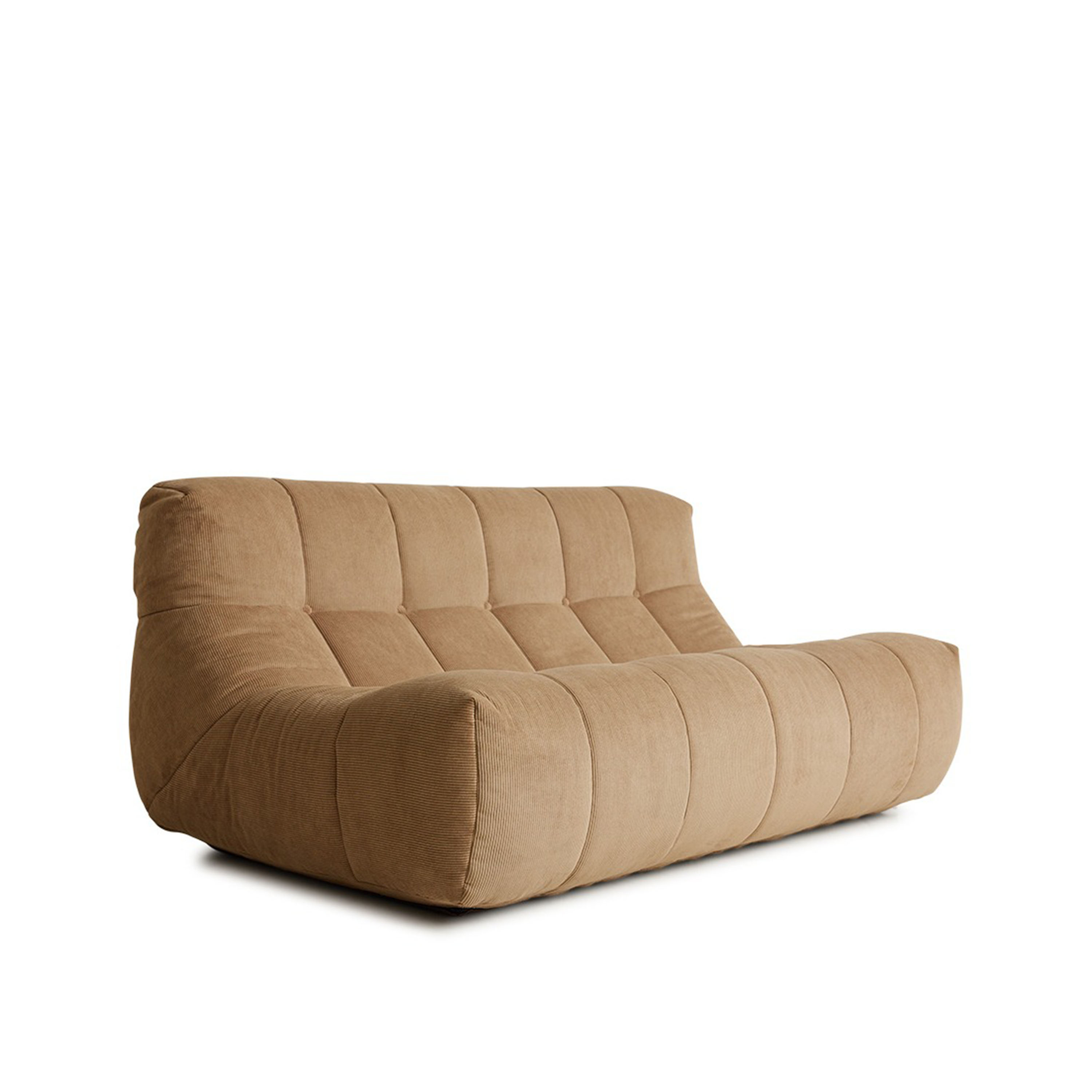 Lazy Lounge 2-sits Soffa Corduroy Rib Brown