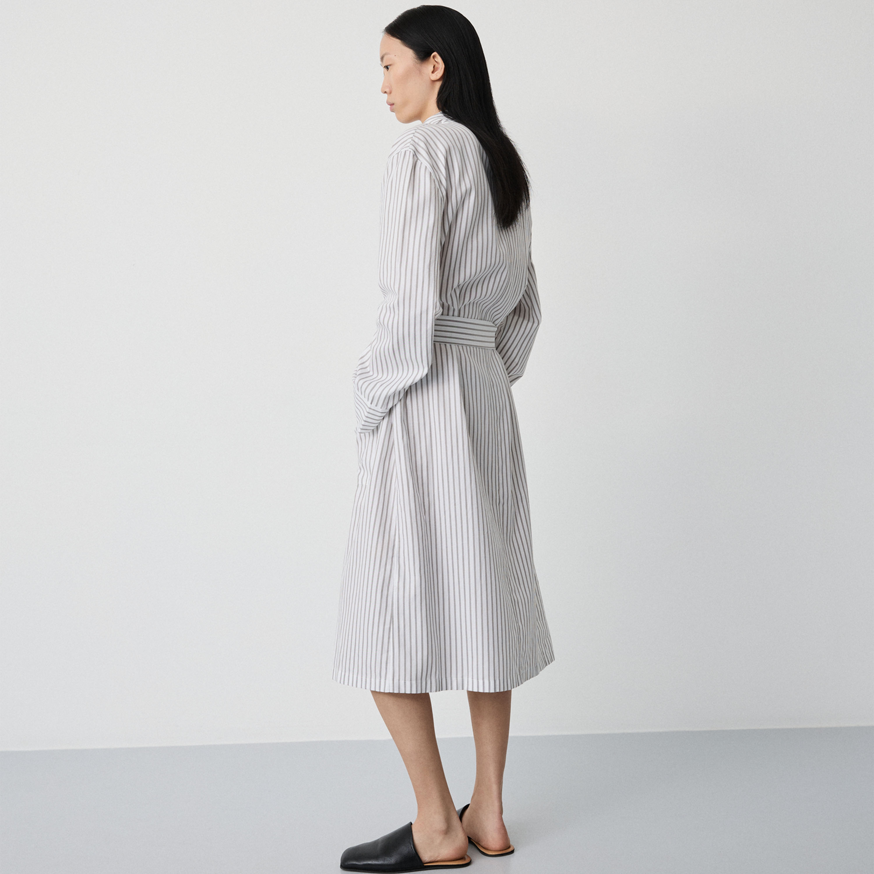 Magniberg Voyage Morgonrock Stripe Grey Medium