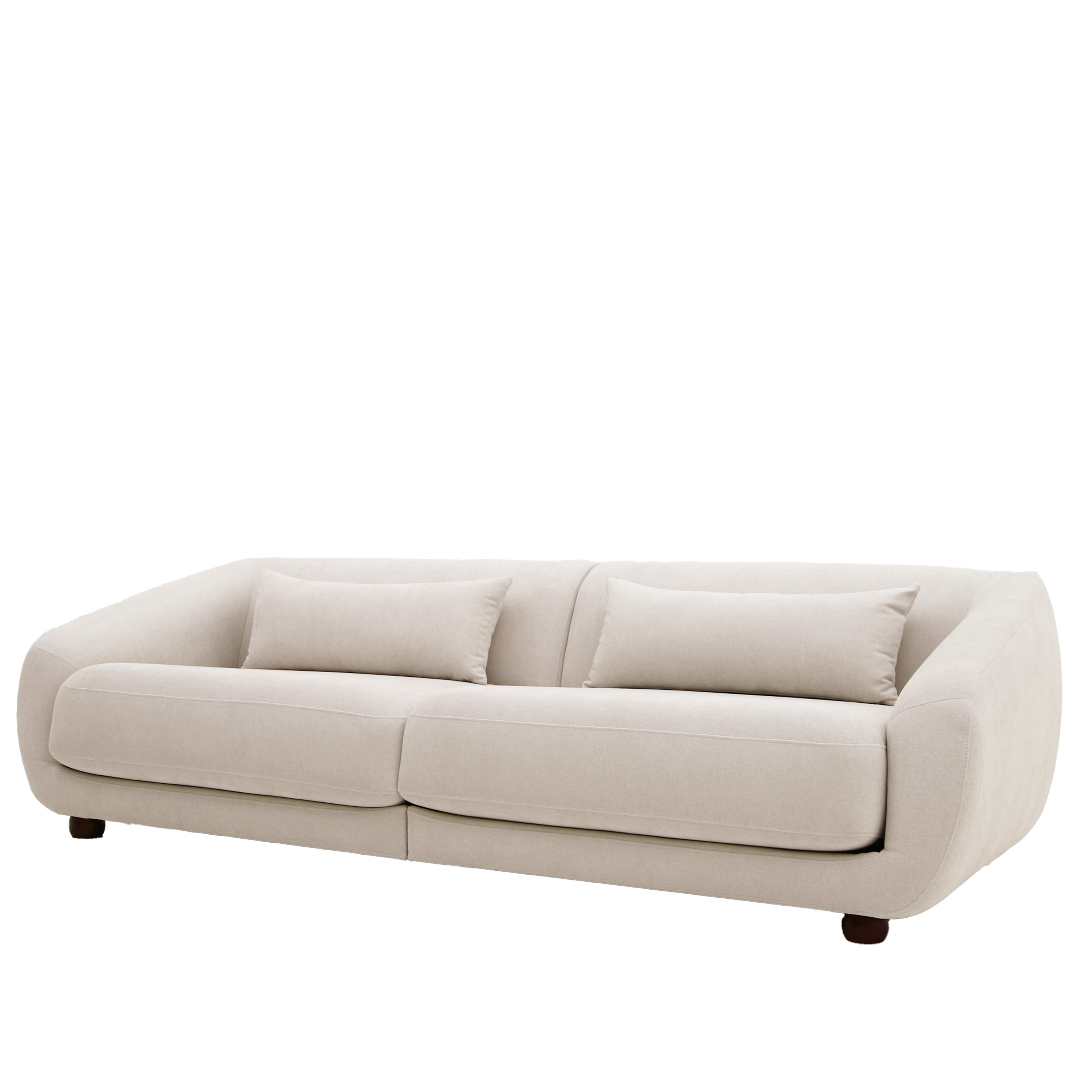 Sleepo Collection Alba 3-sits Soffa Beige 258cm