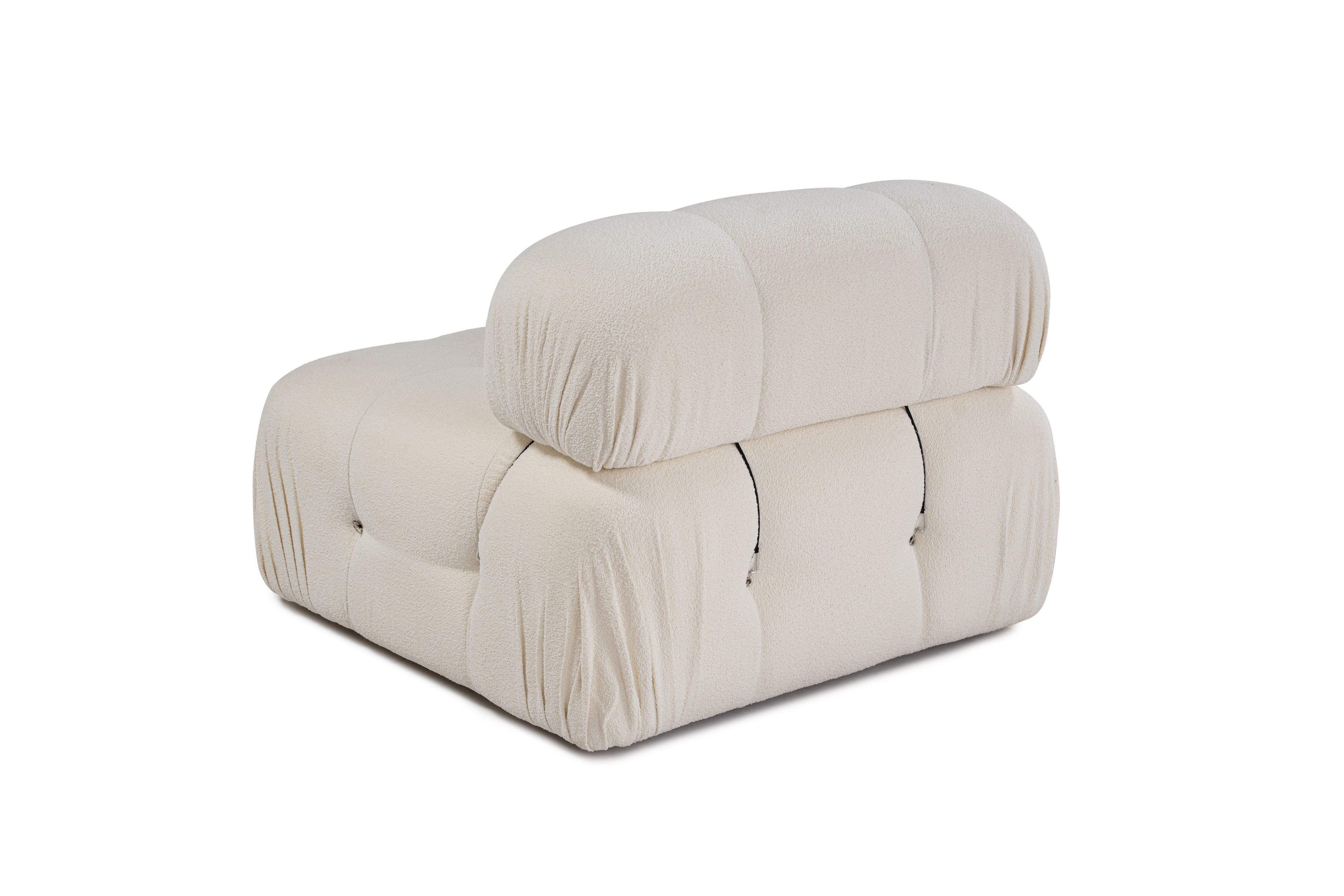 Sleepo Collection Blanca Keskimmäinen Moduuli White Bouclé