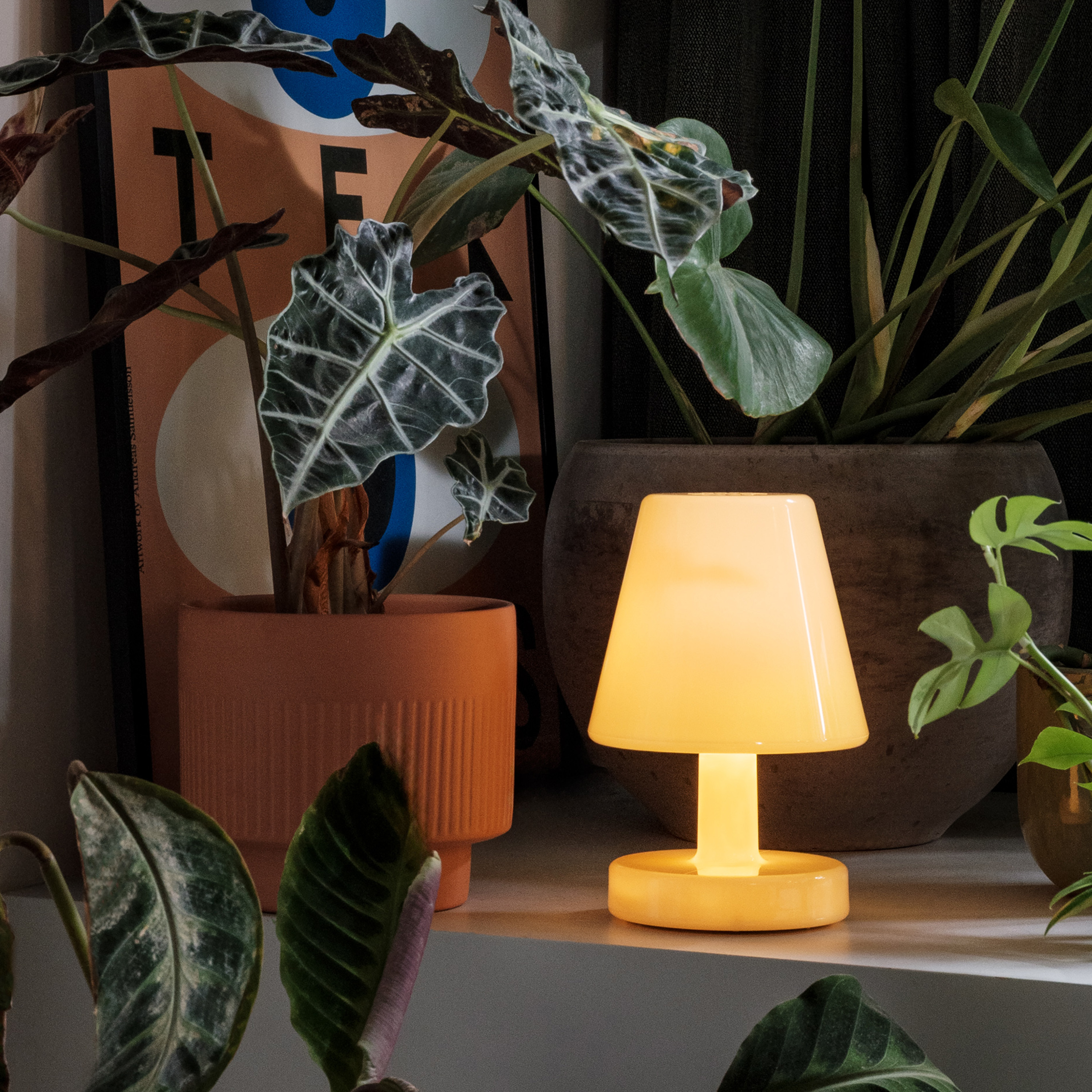 Fatboy Edison The Ambiance Bordlampe Blek Gul