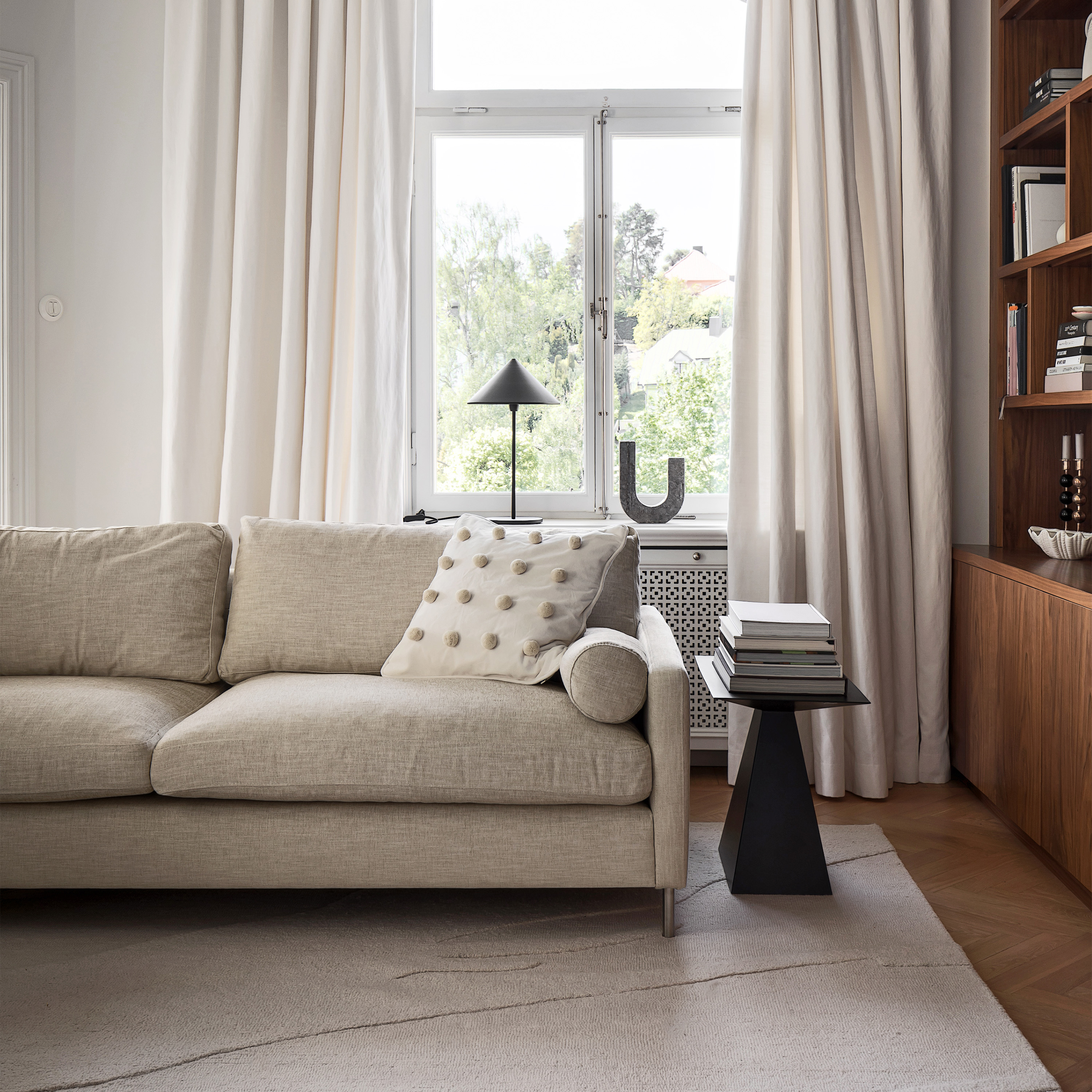 Sleepo Collection Åre 3-sits Soffa Beige 227cm