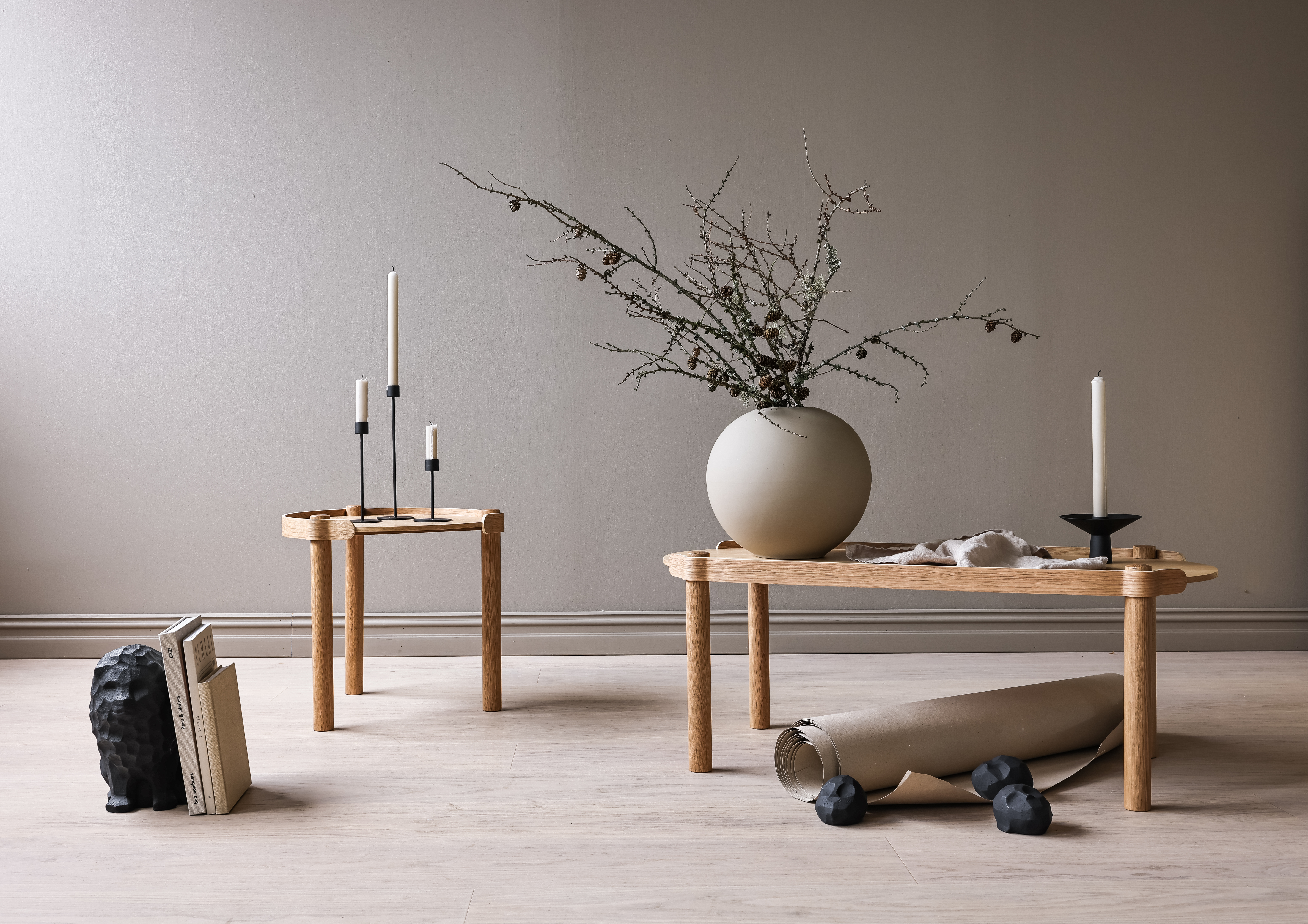 Cooee Design Ljusstake Black 13cm