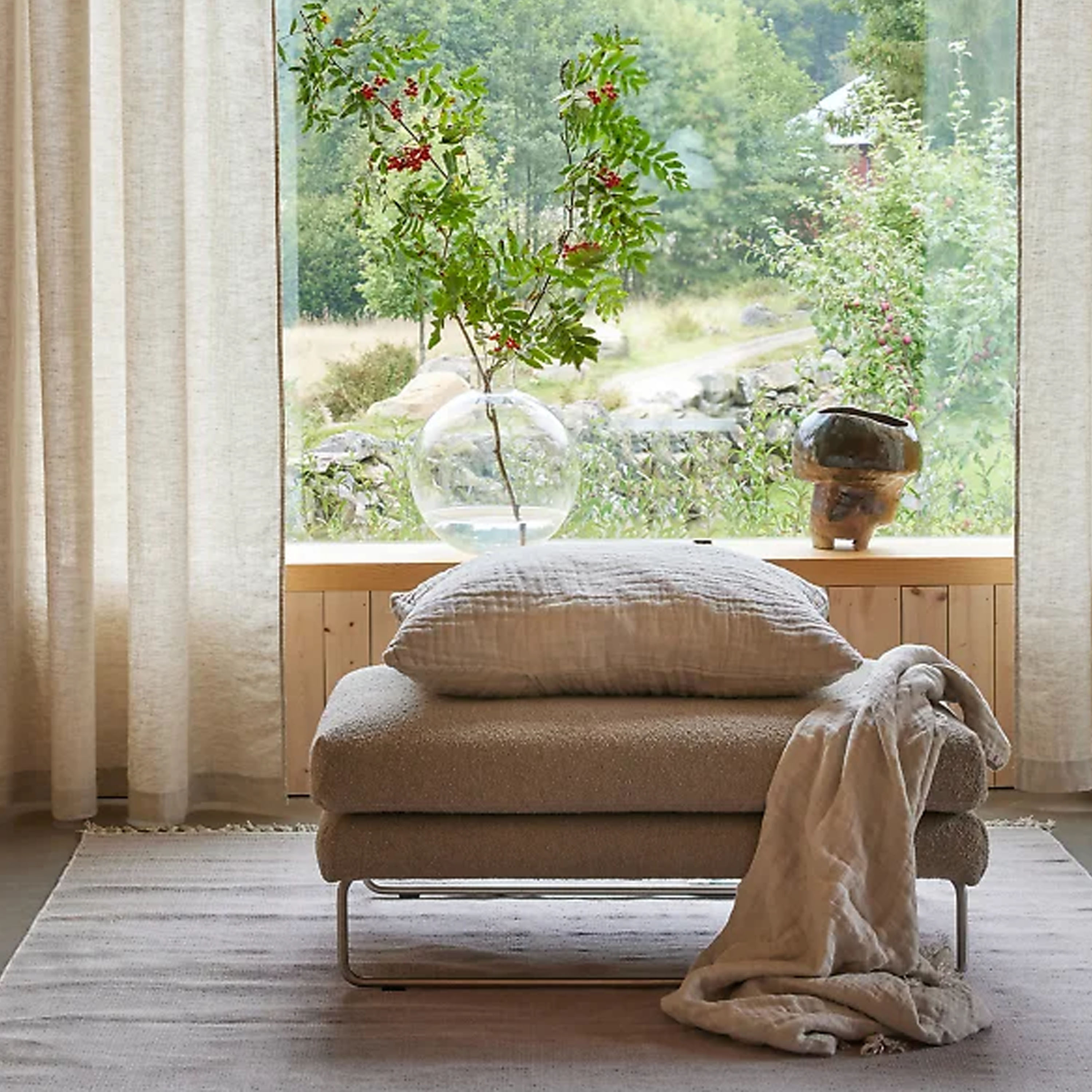 Himla Hannelin Kuddfodral Linne Natural 50x70