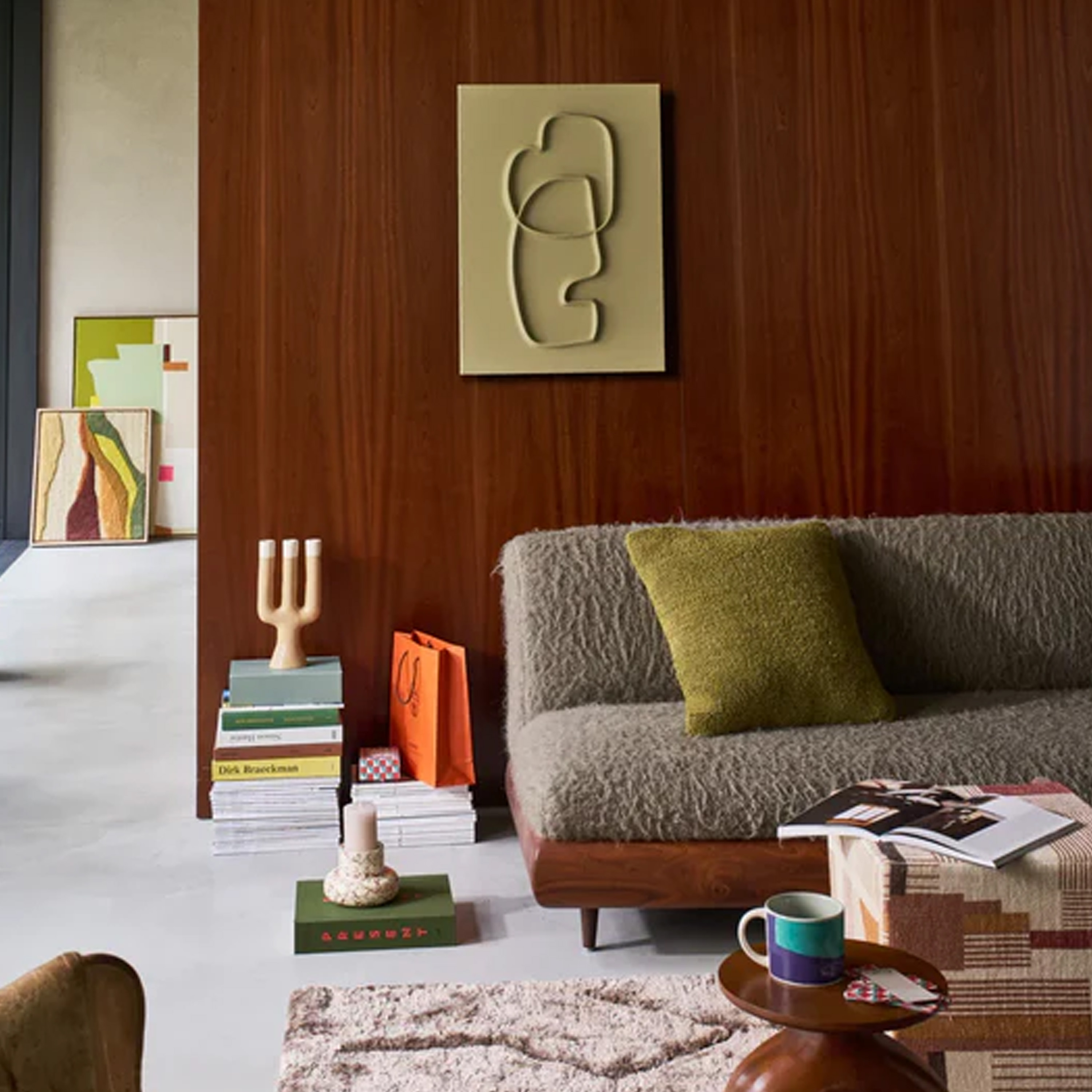 Urban Nature Culture Blythe Wanddekoration Evergreen Sprig 50x70