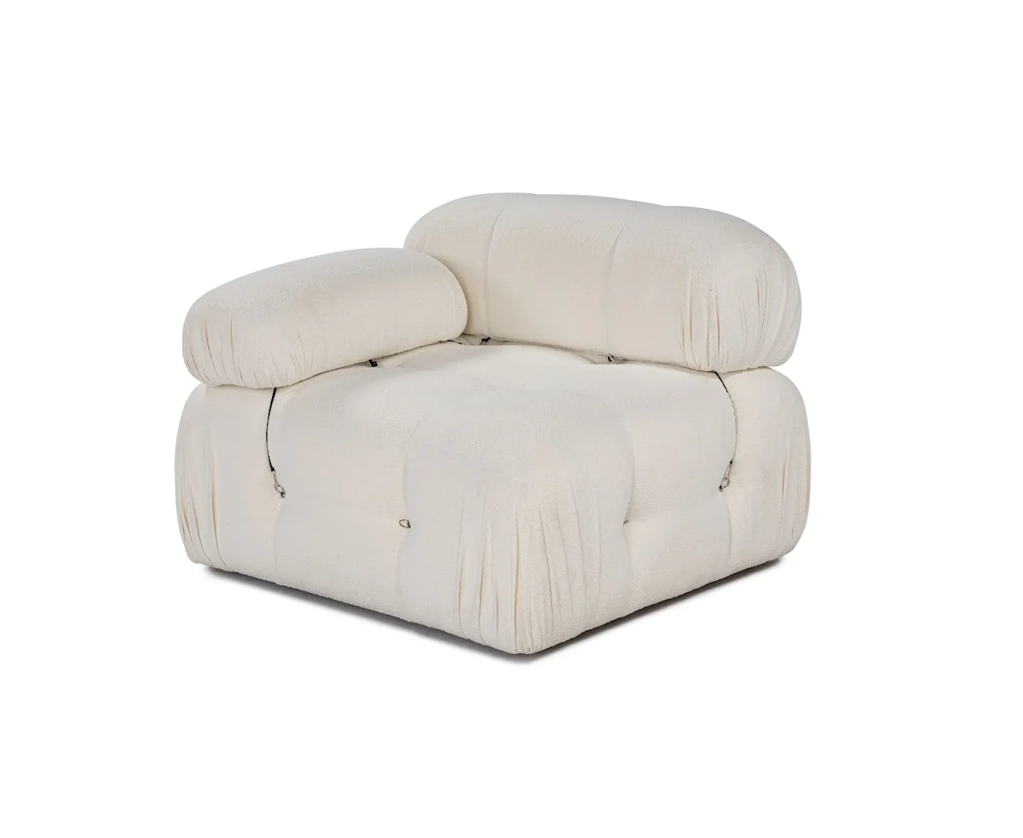 Blanca Vänstermodul White Bouclé