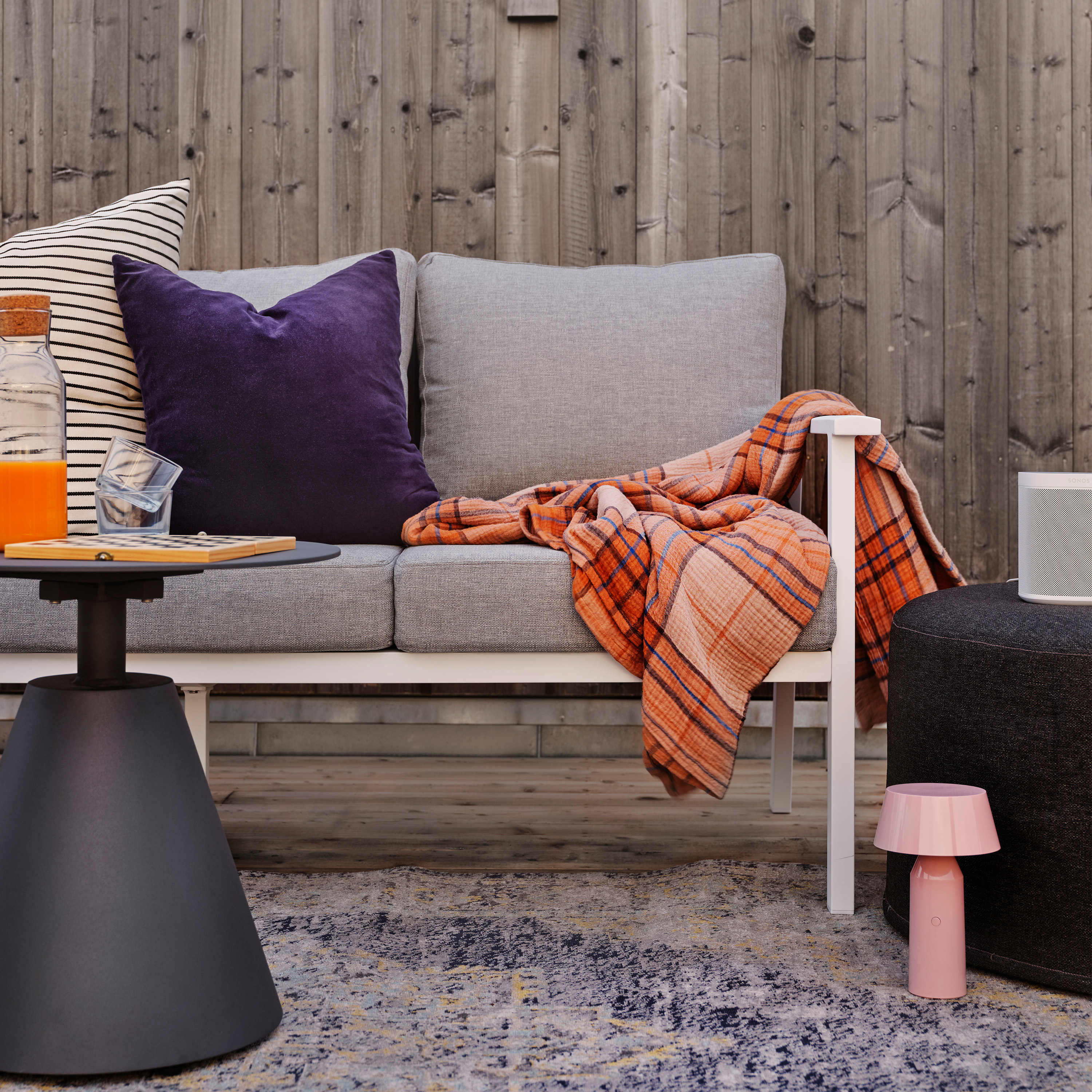 Brafab Samvaro 3-sits Soffa Vit/Pearl Grey