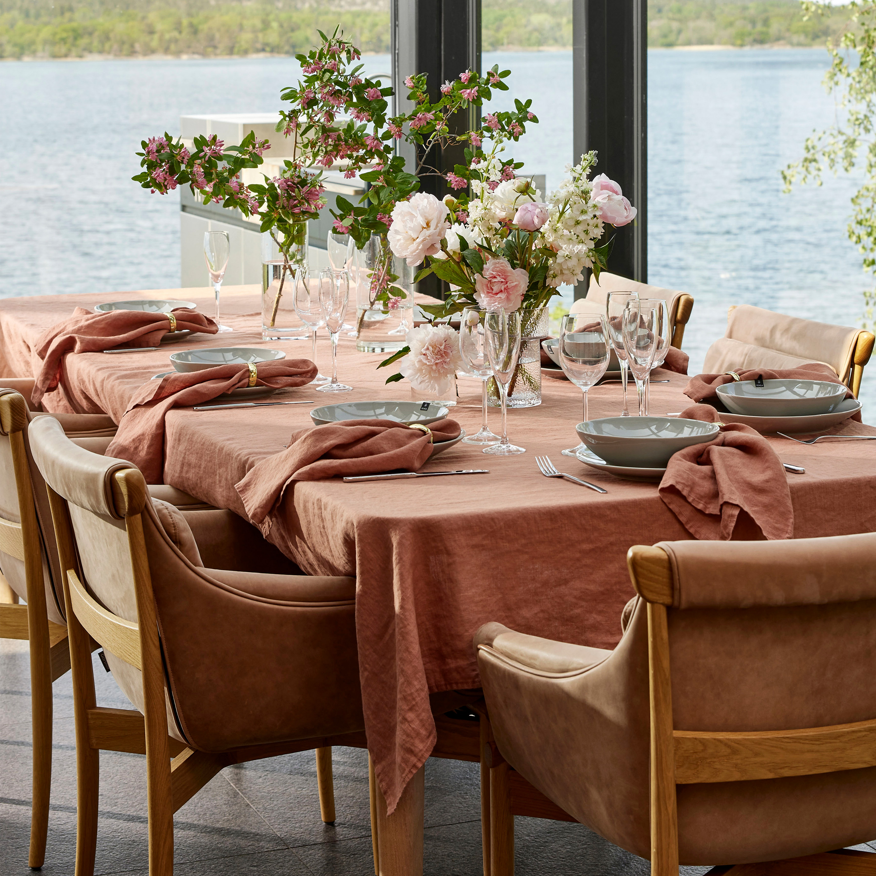 Himla Sunshine Pellavaliina Grounded 145x330