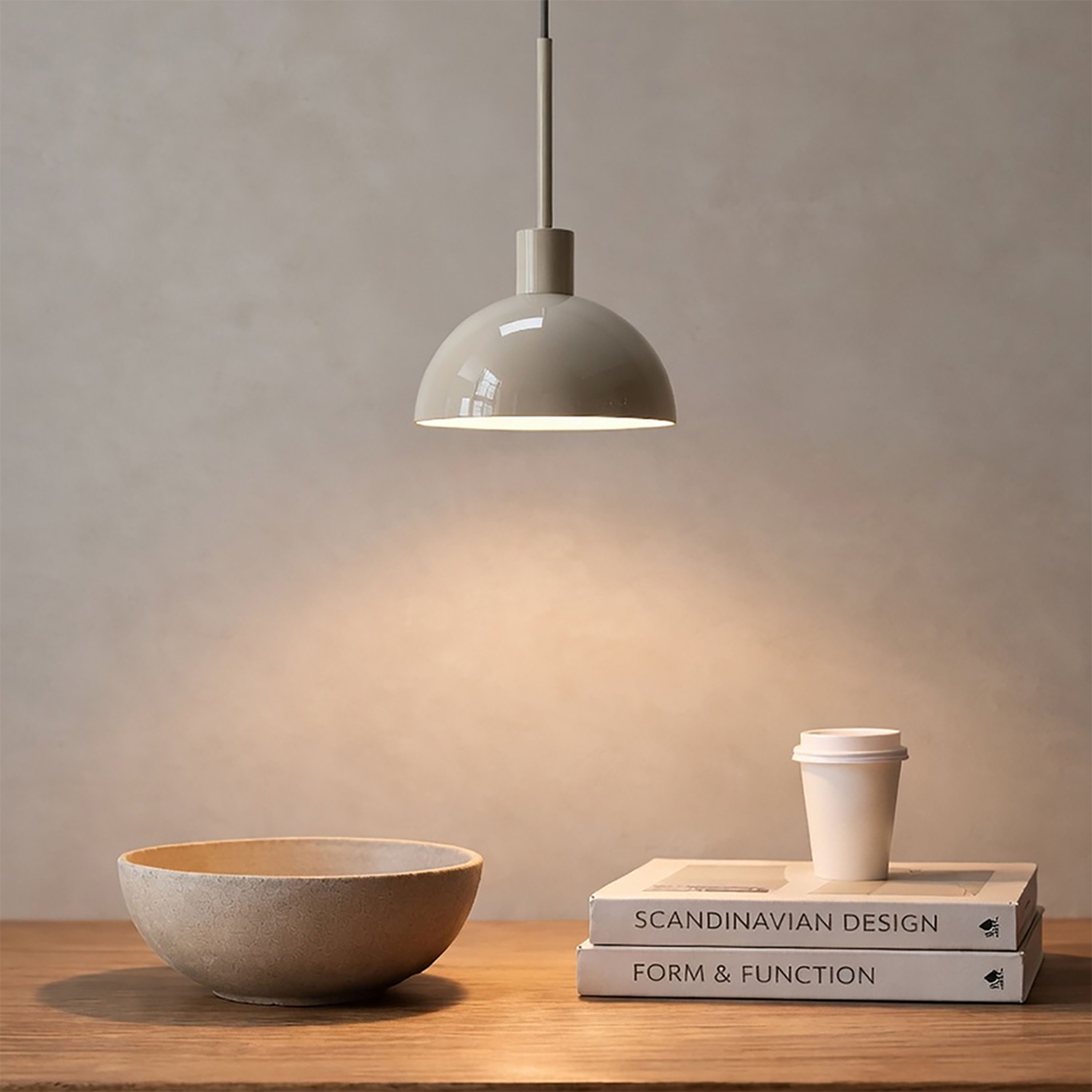 Vienda Ceiling Lamp Putty Grey Ø20