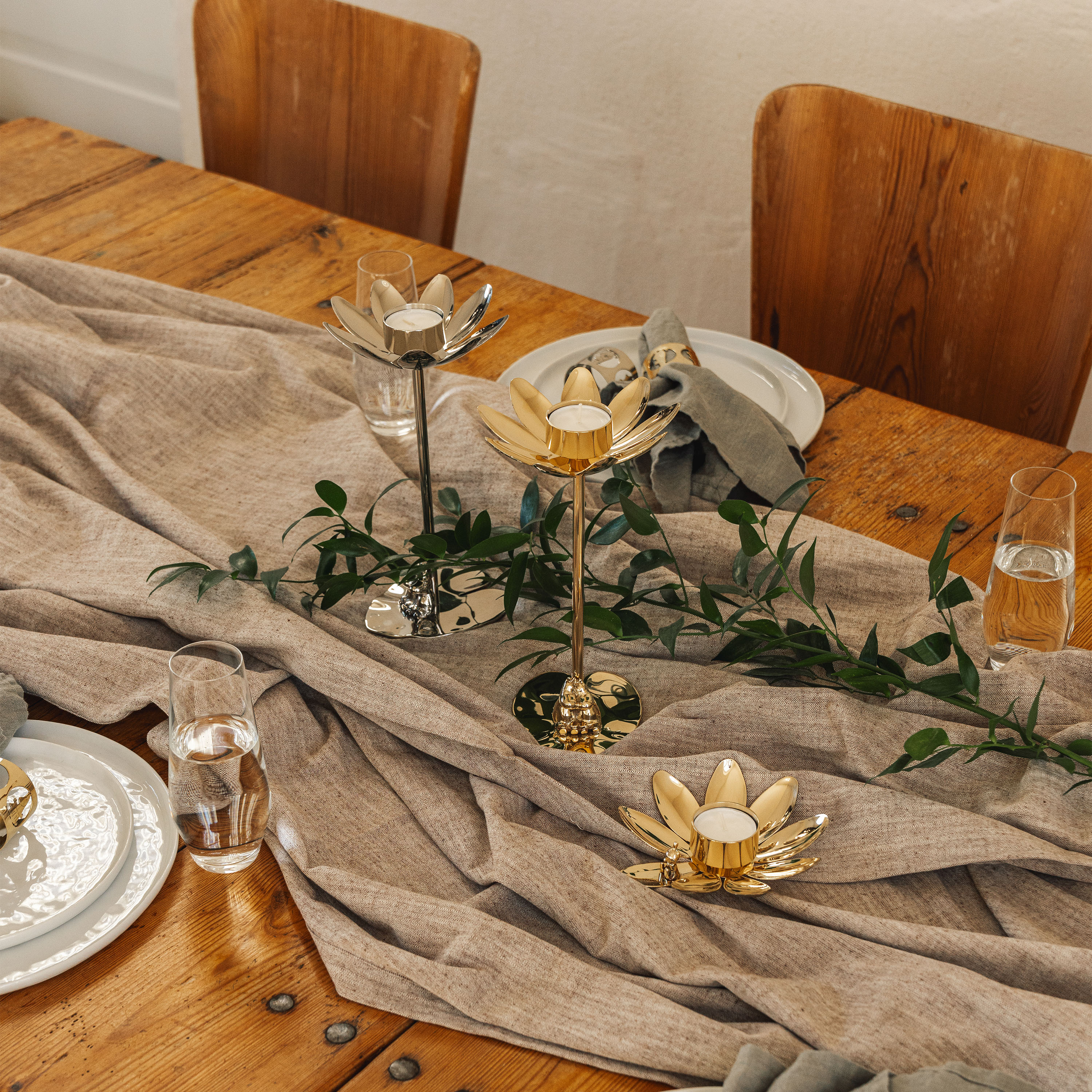 Hilke Collection Hilke X Mumin &amp; Snorkfröken Ljusstake Mässing