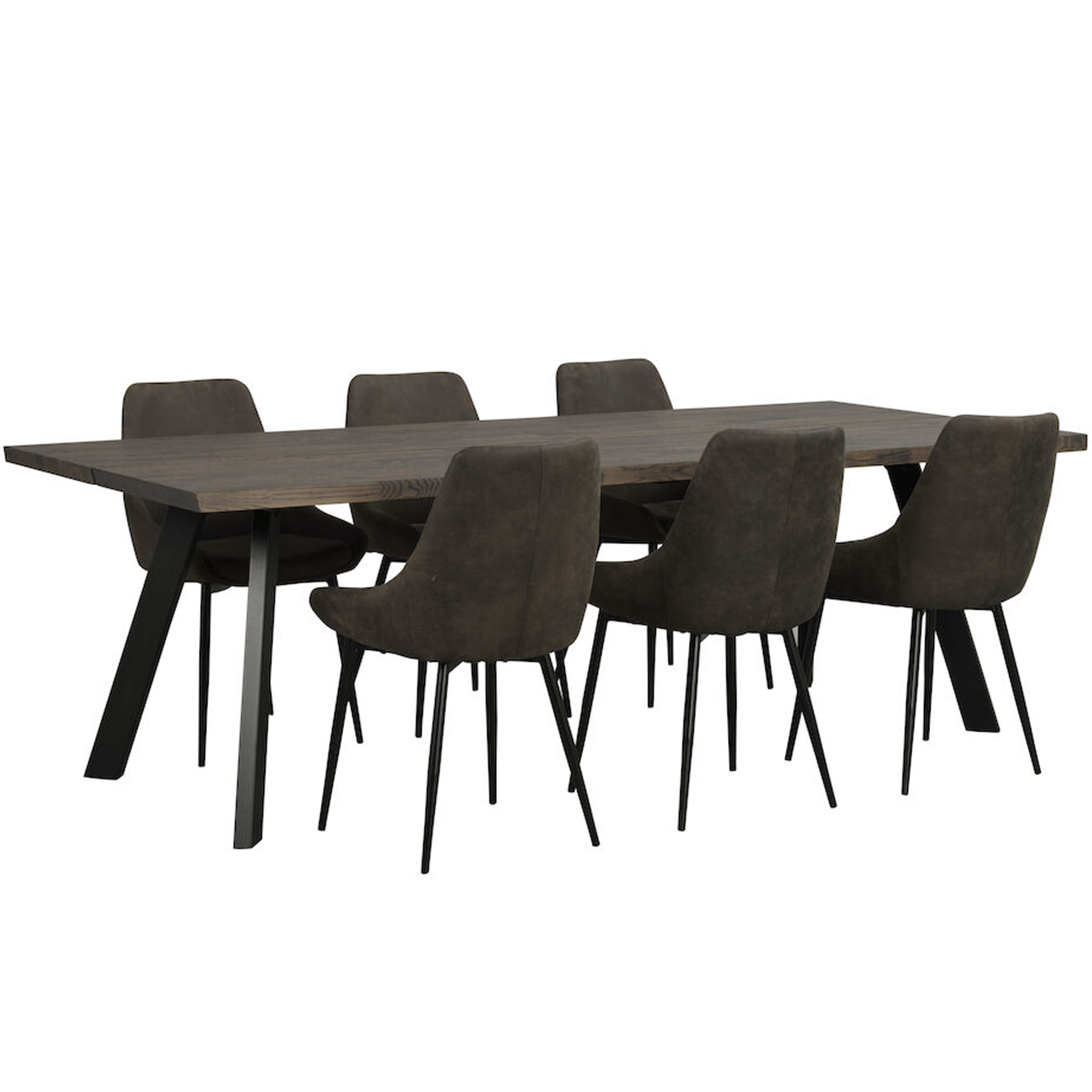 Rowico Home Fred Esstisch Dunkelbraun 240cm