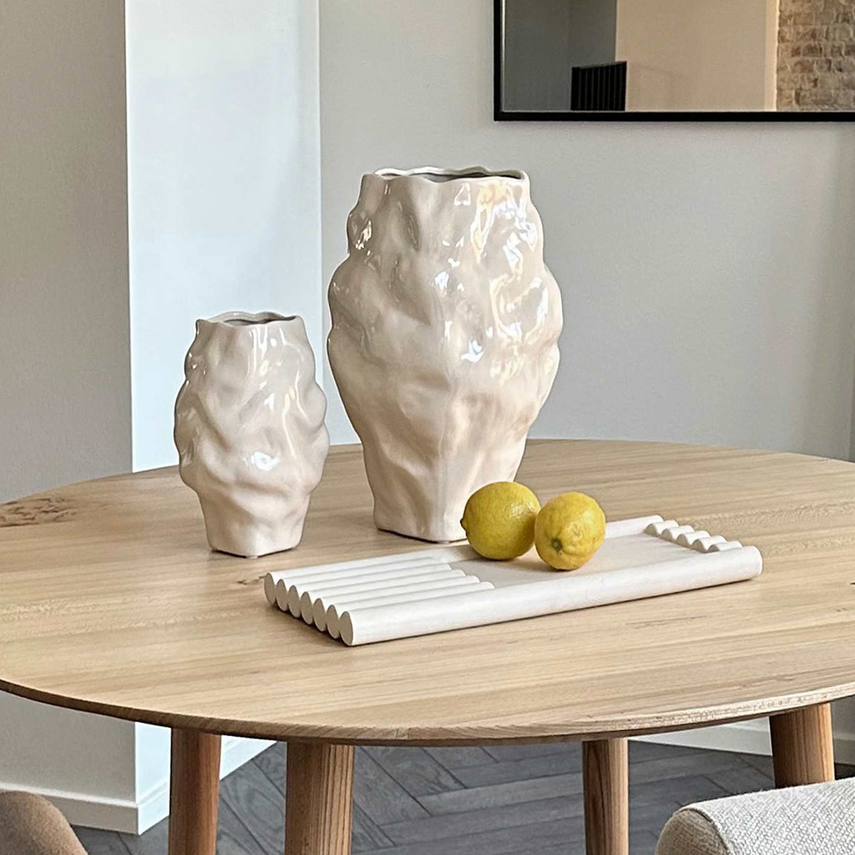 101 Copenhagen Katachi-maljakko High Glaze Birch Medio