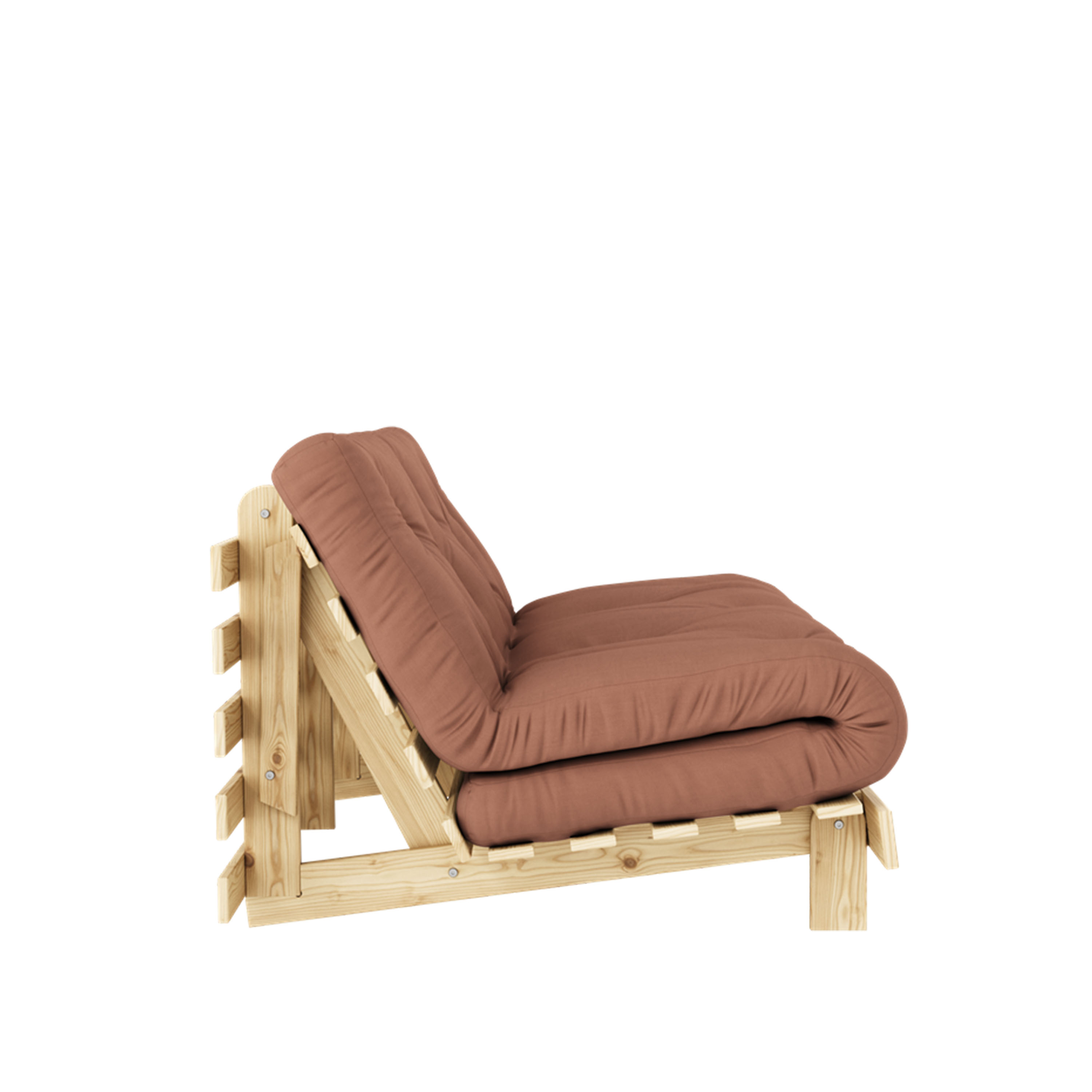 Karup Design Roots Schlafsofa Natur/Clay Brown 160cm