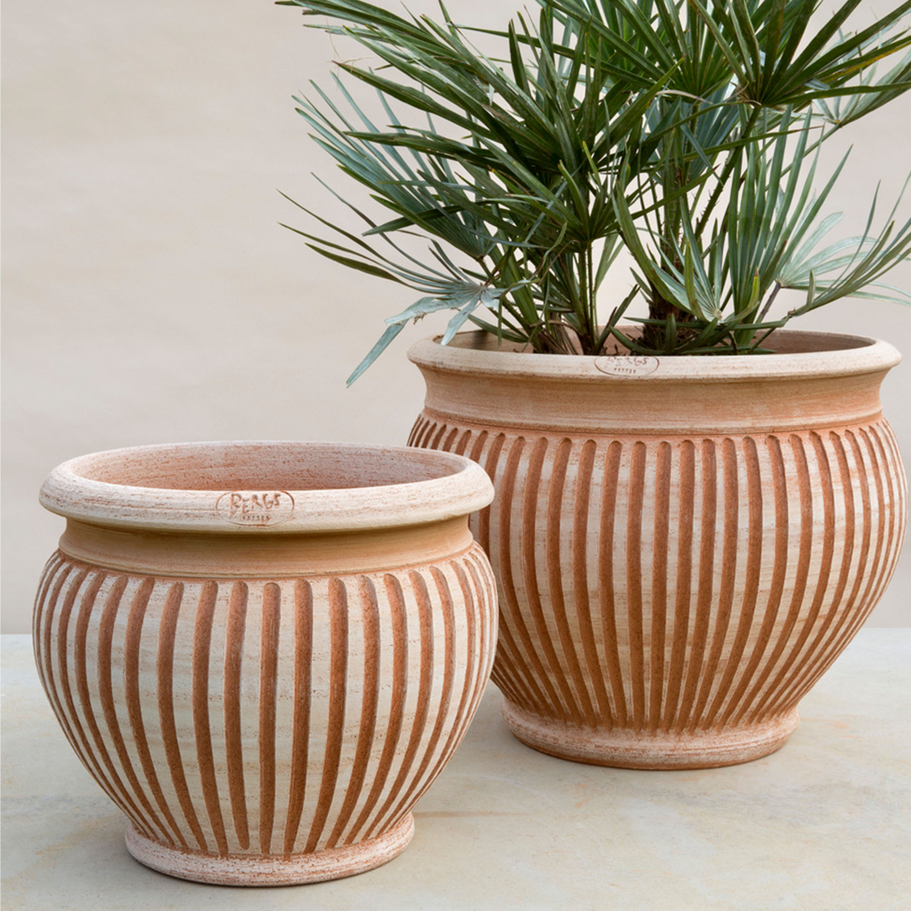 Bergs Potter Piccolina Krukke Raw Rosa Terrakotta Ø35