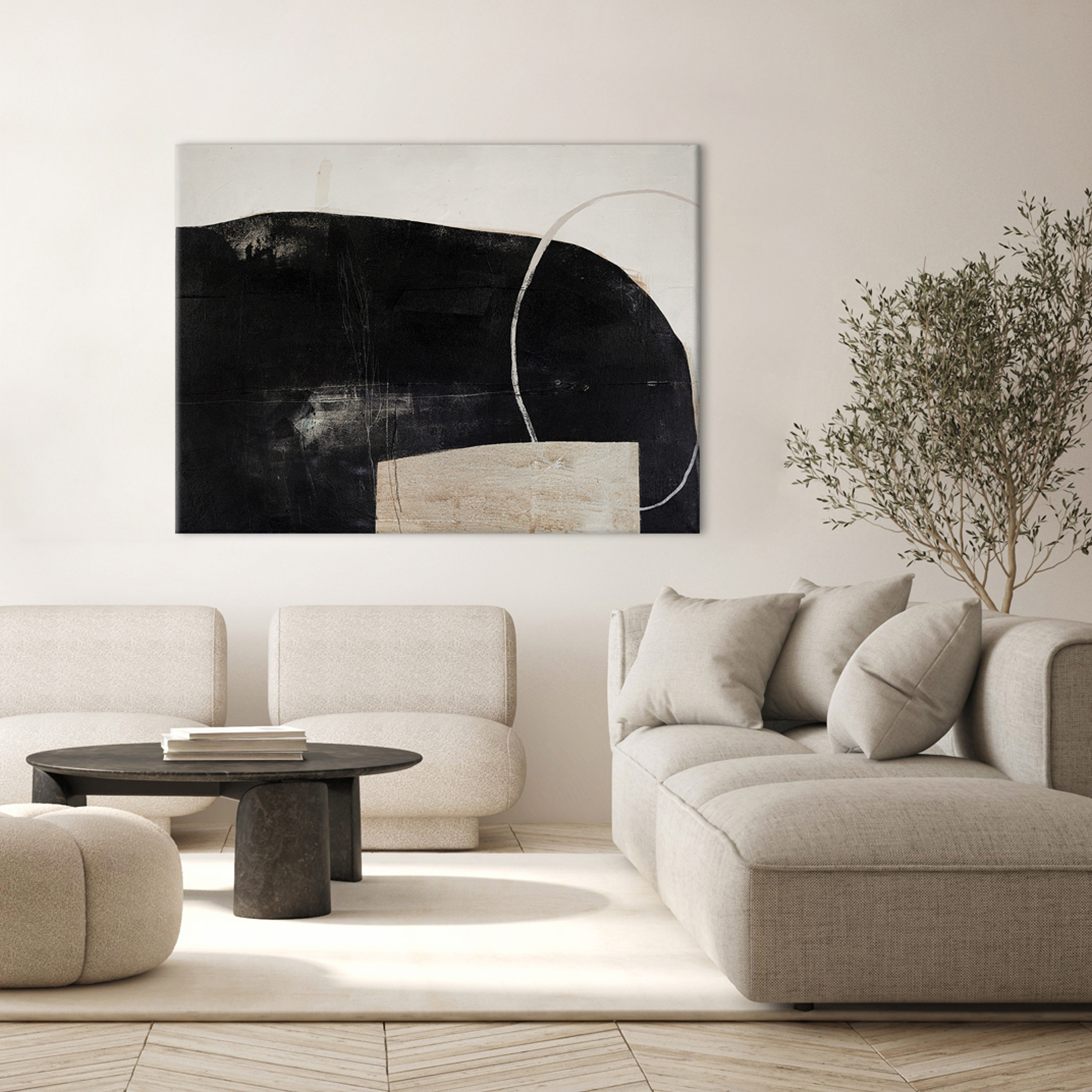 Malerifabrikken Sort Of Stone No Frame Taulu 120x90