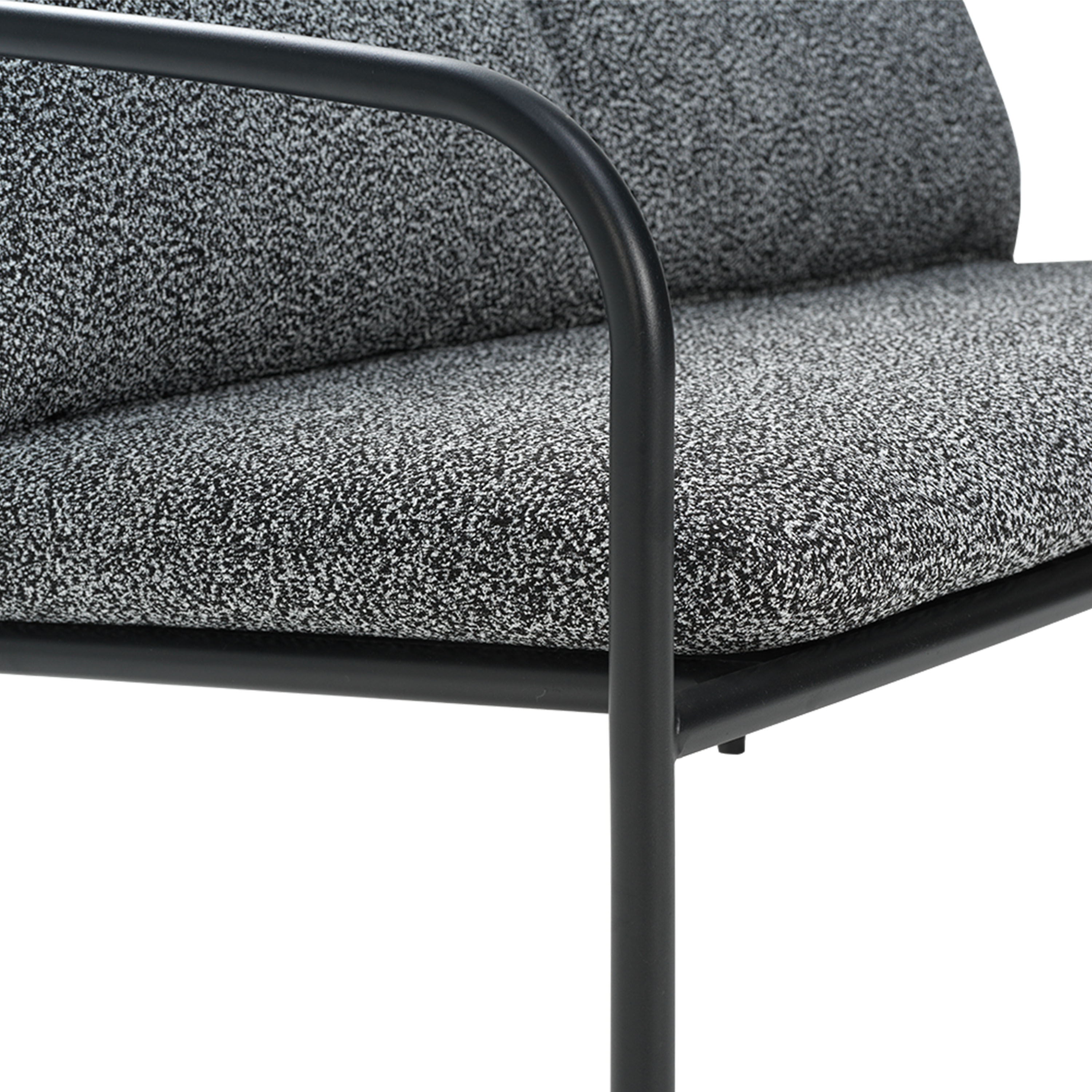 Brafab Bendt 2-sits Soffa Black/Teddy Ant 138cm