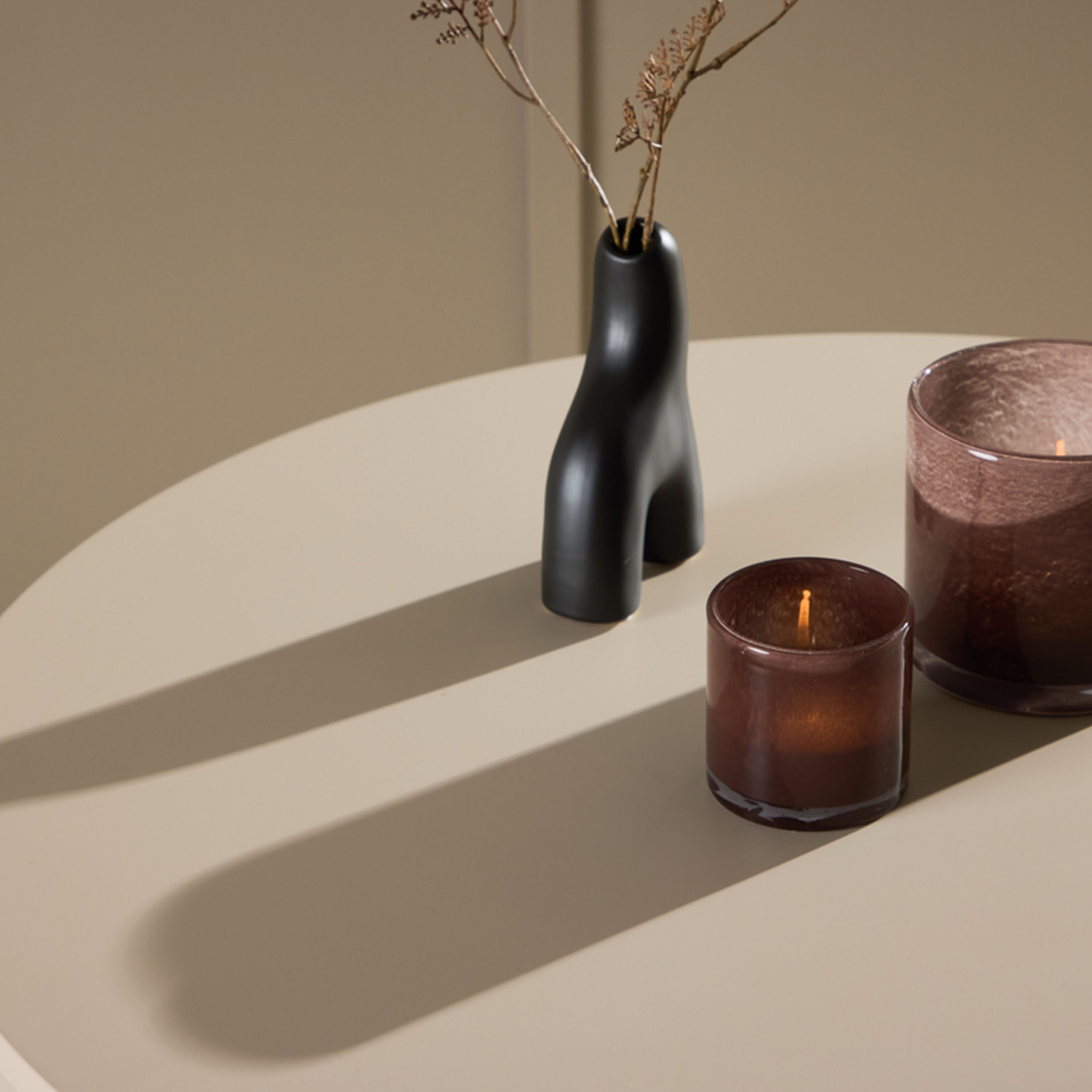 Venture Home Olivia Soffbord Beige Ø80