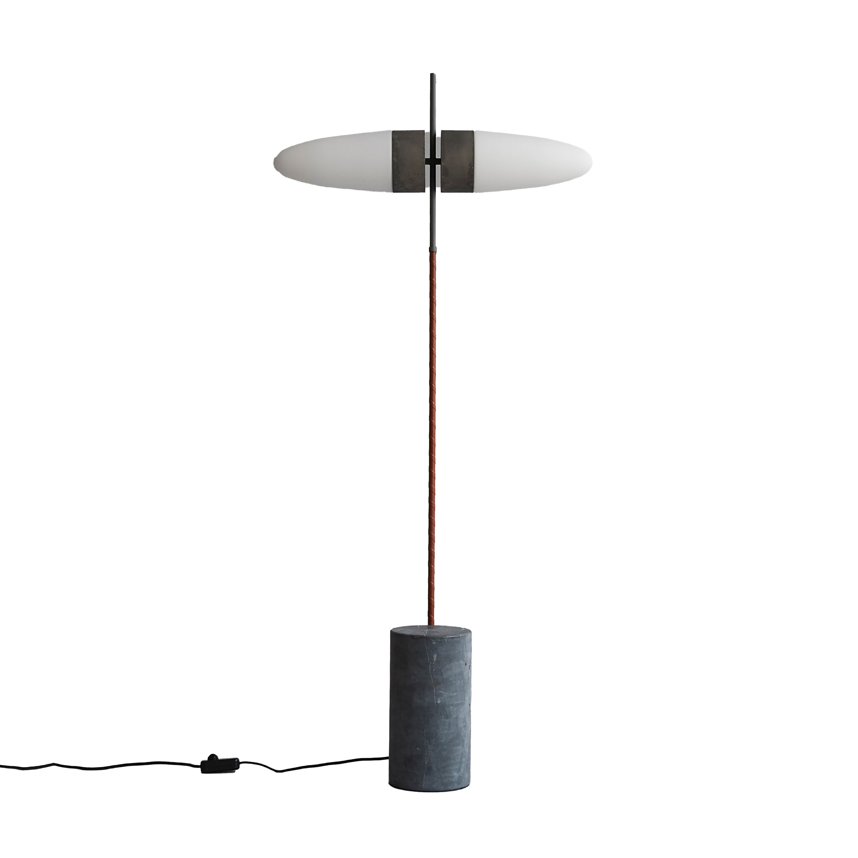 101 Copenhagen - Bull Stehlampe Oxyidiert - Grau - Bodenlampen
