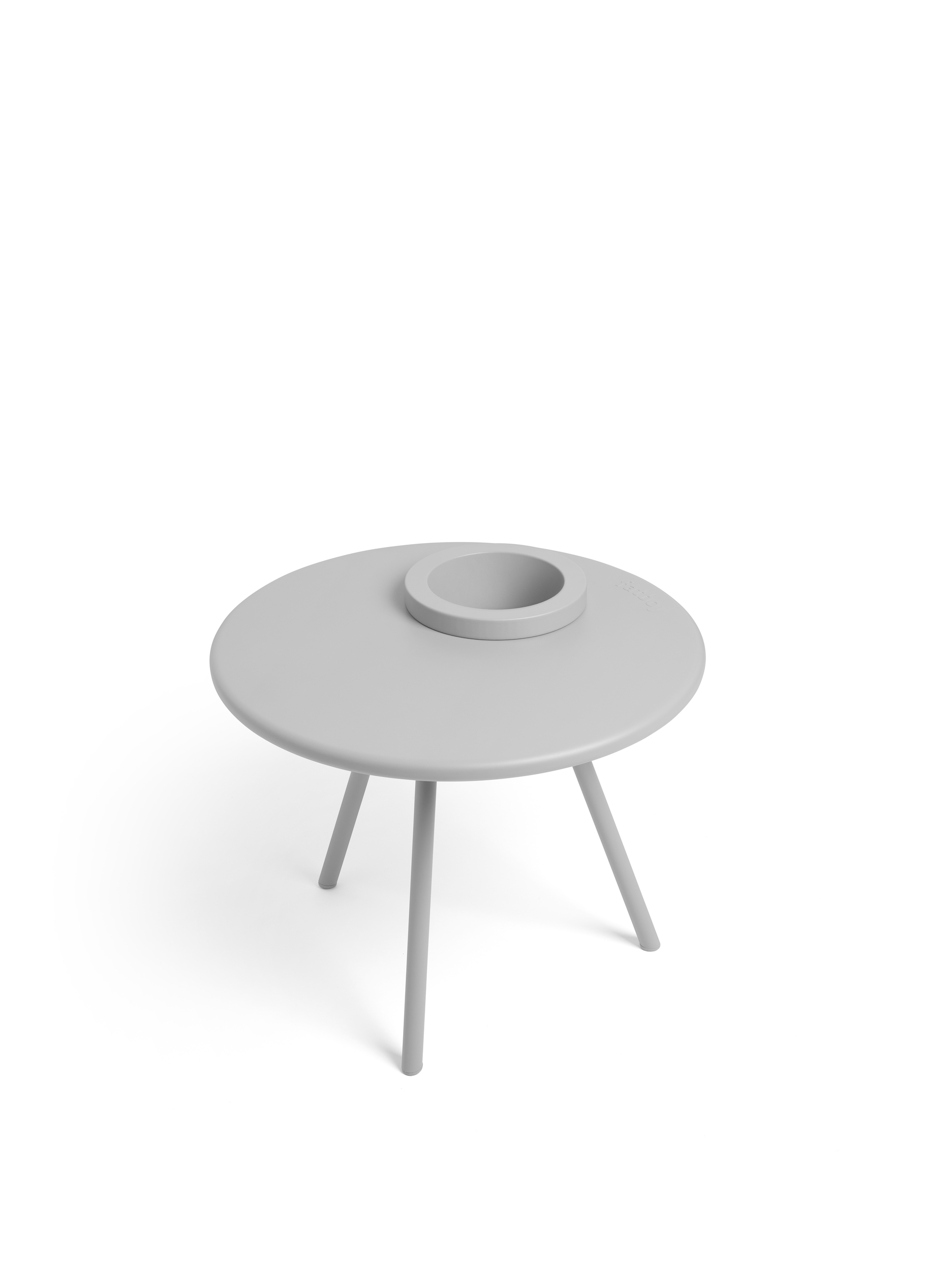 Fatboy - Bakkes Sidebord Light Grey Ø 60 - Grå  - Sofabord og Sidebord Utendørs