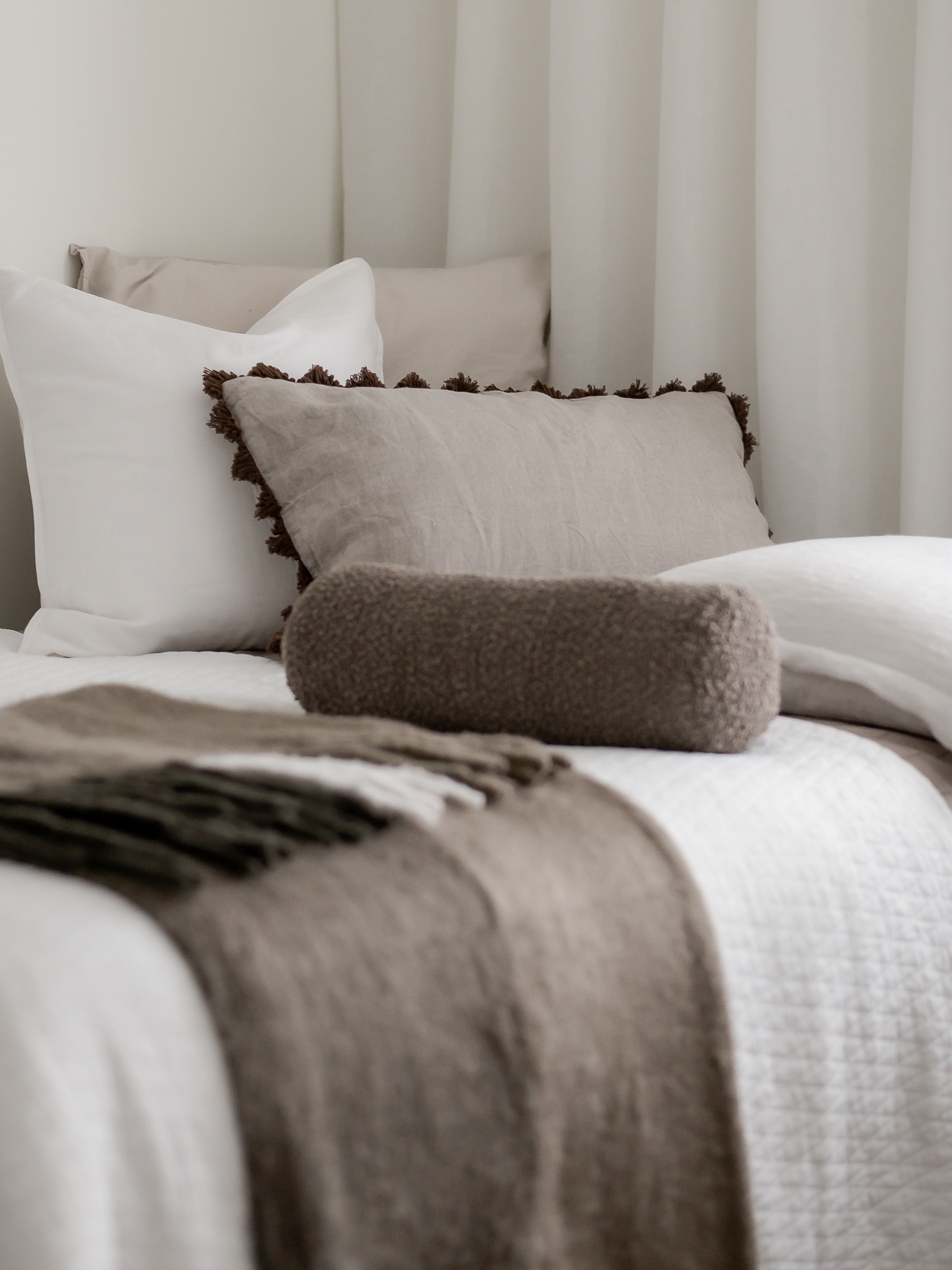 Svanefors Ida Kuddfodral Mörkbrun 40x60