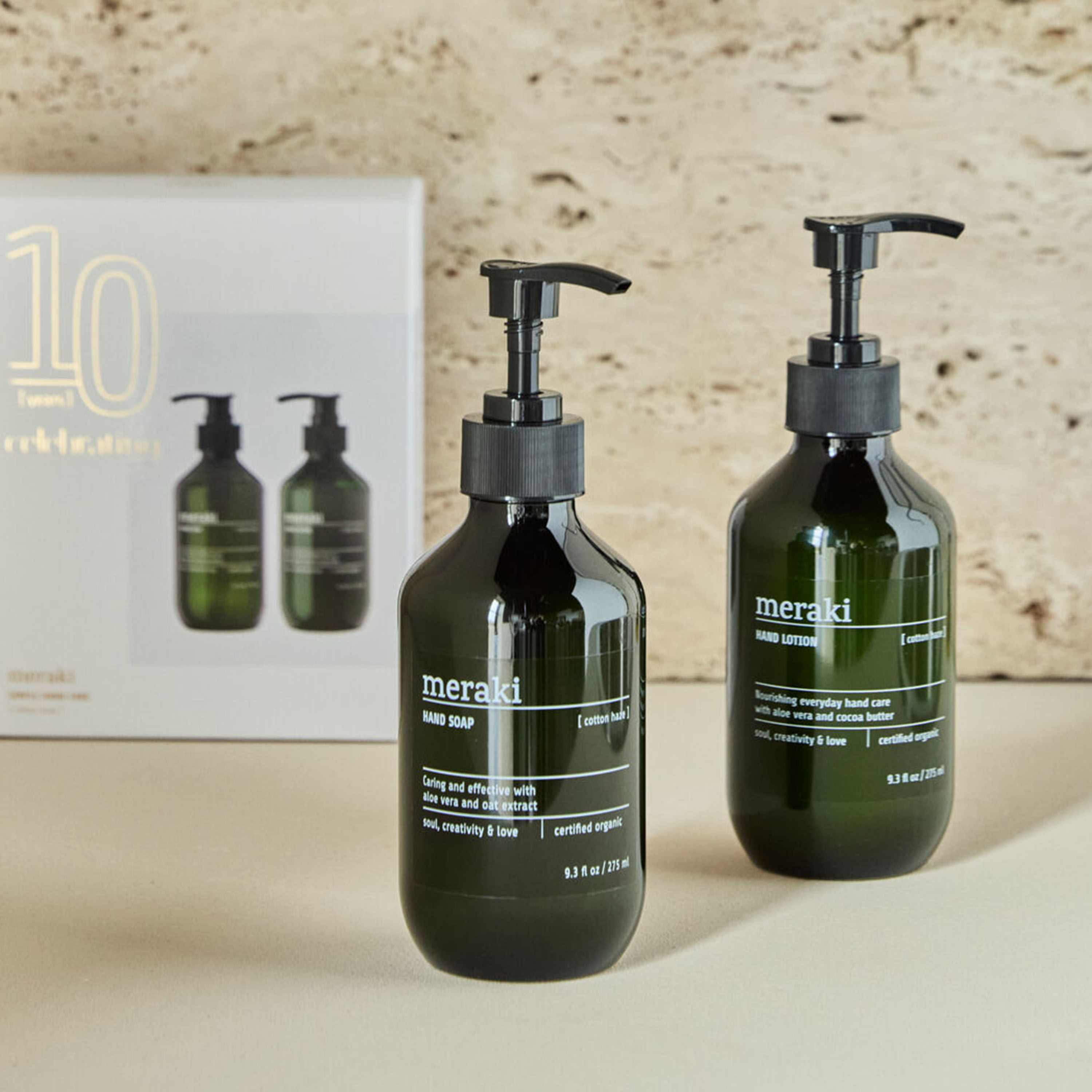 Meraki Cotton Haze Geschenkset Handpflege 275 ml