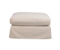 Peyton Fotpall Beige 90cm